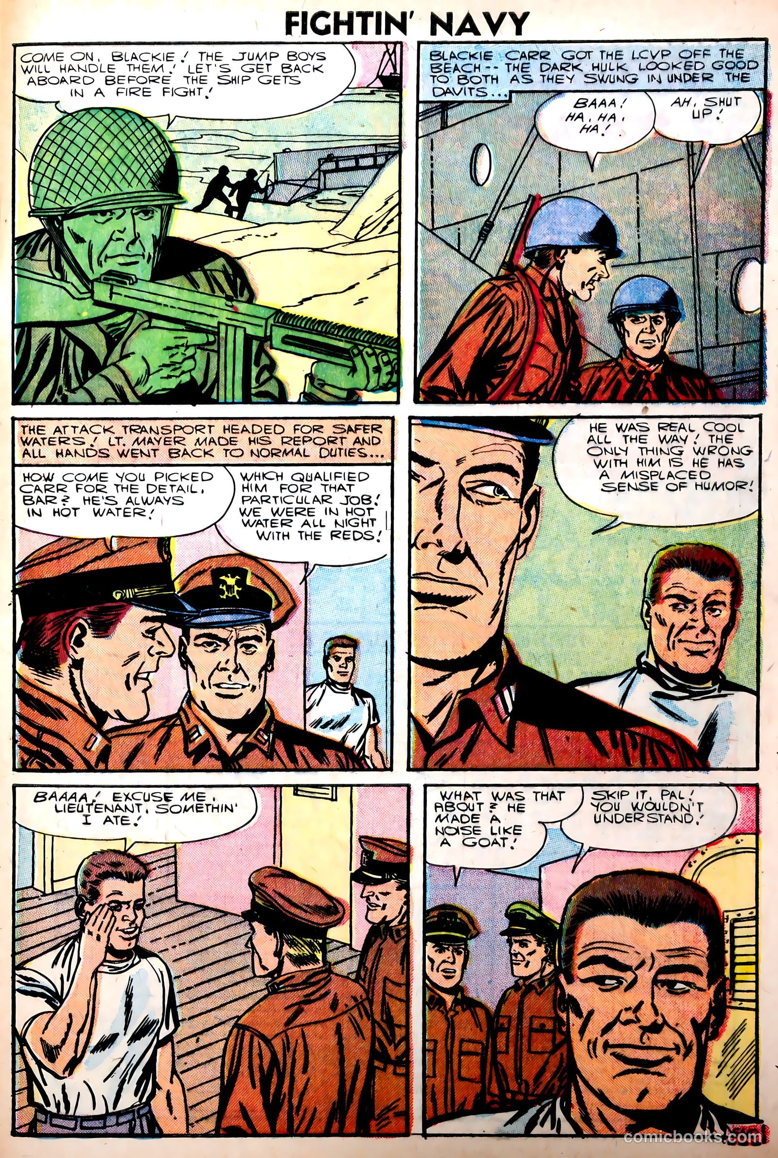 Fightin' Navy #75 — page 33 of 36