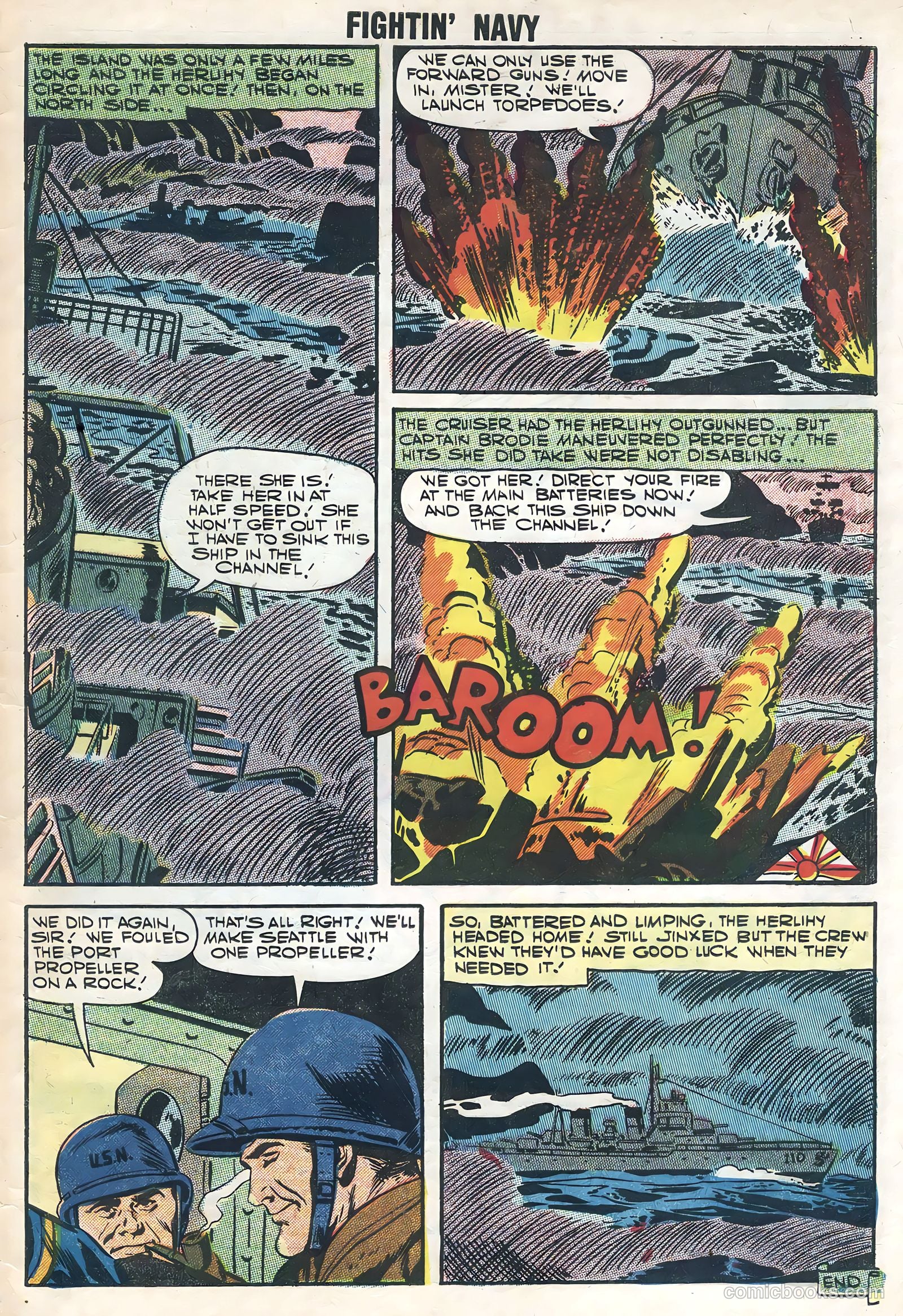Fightin' Navy #80 — page 33 of 36