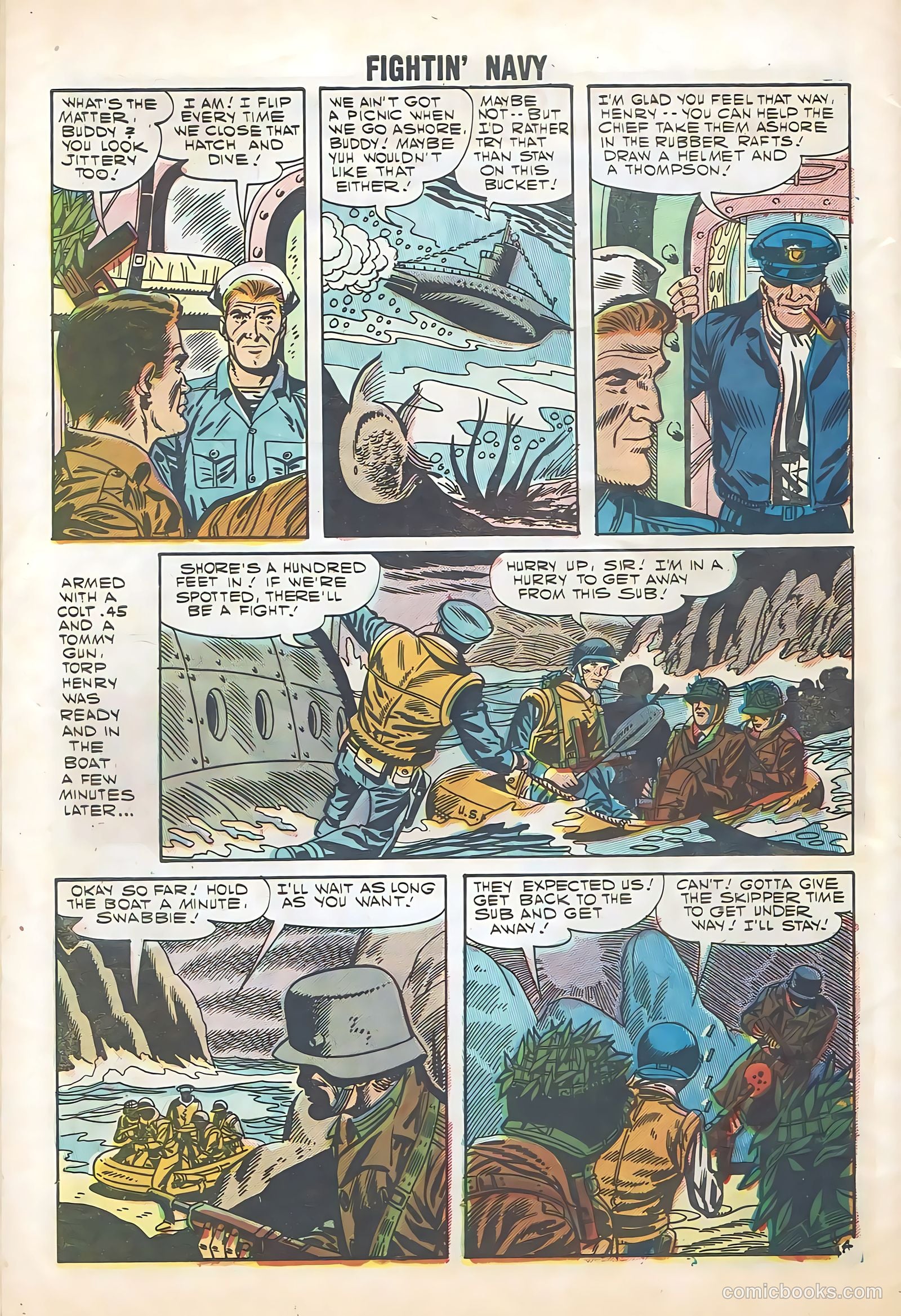 Fightin' Navy #81 — page 32 of 36