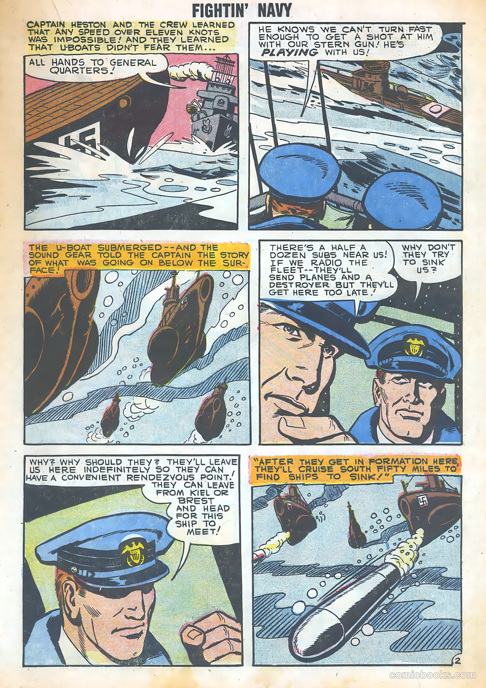Fightin' Navy #82 — page 35 of 68