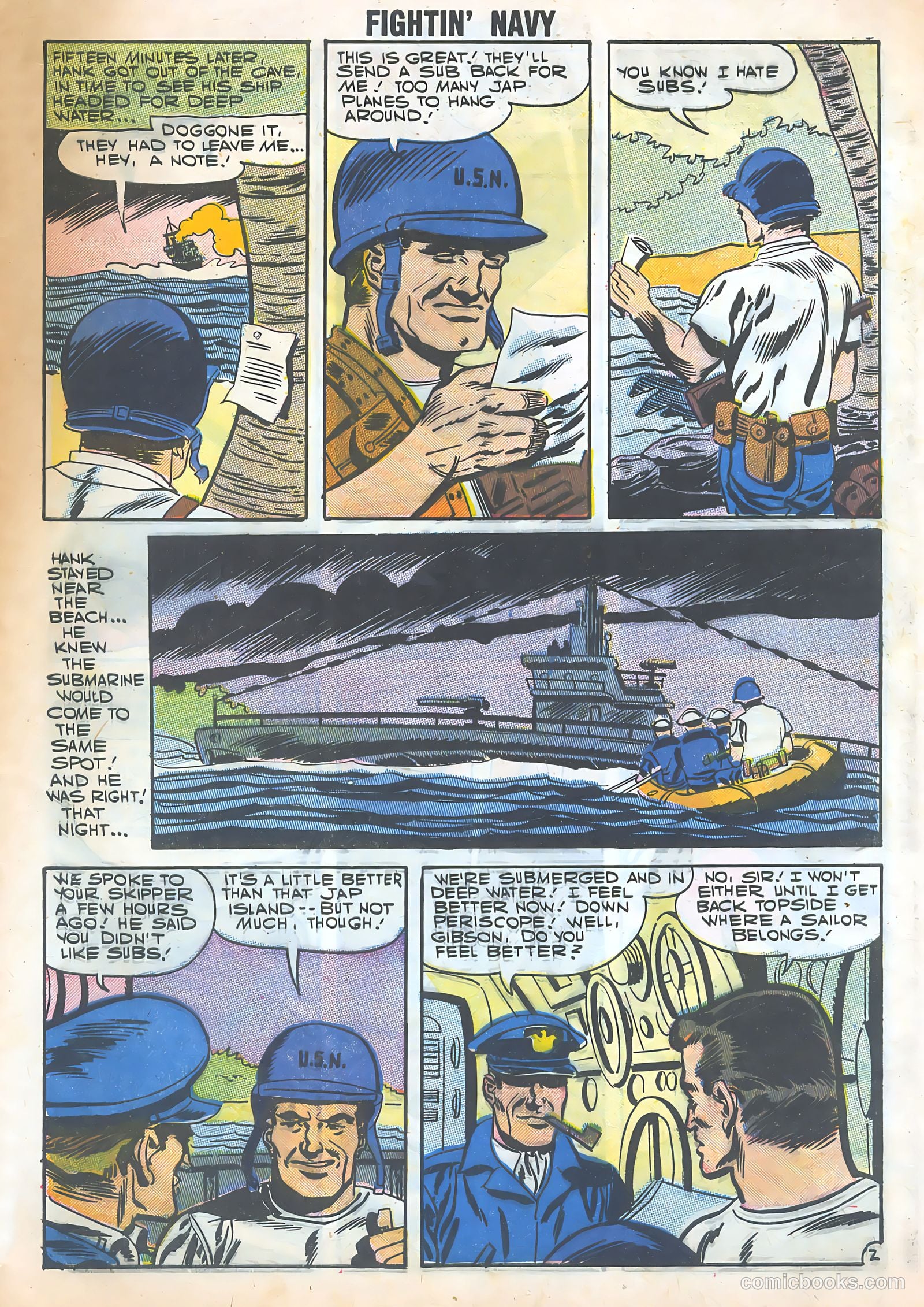 Fightin' Navy #82 — page 55 of 68