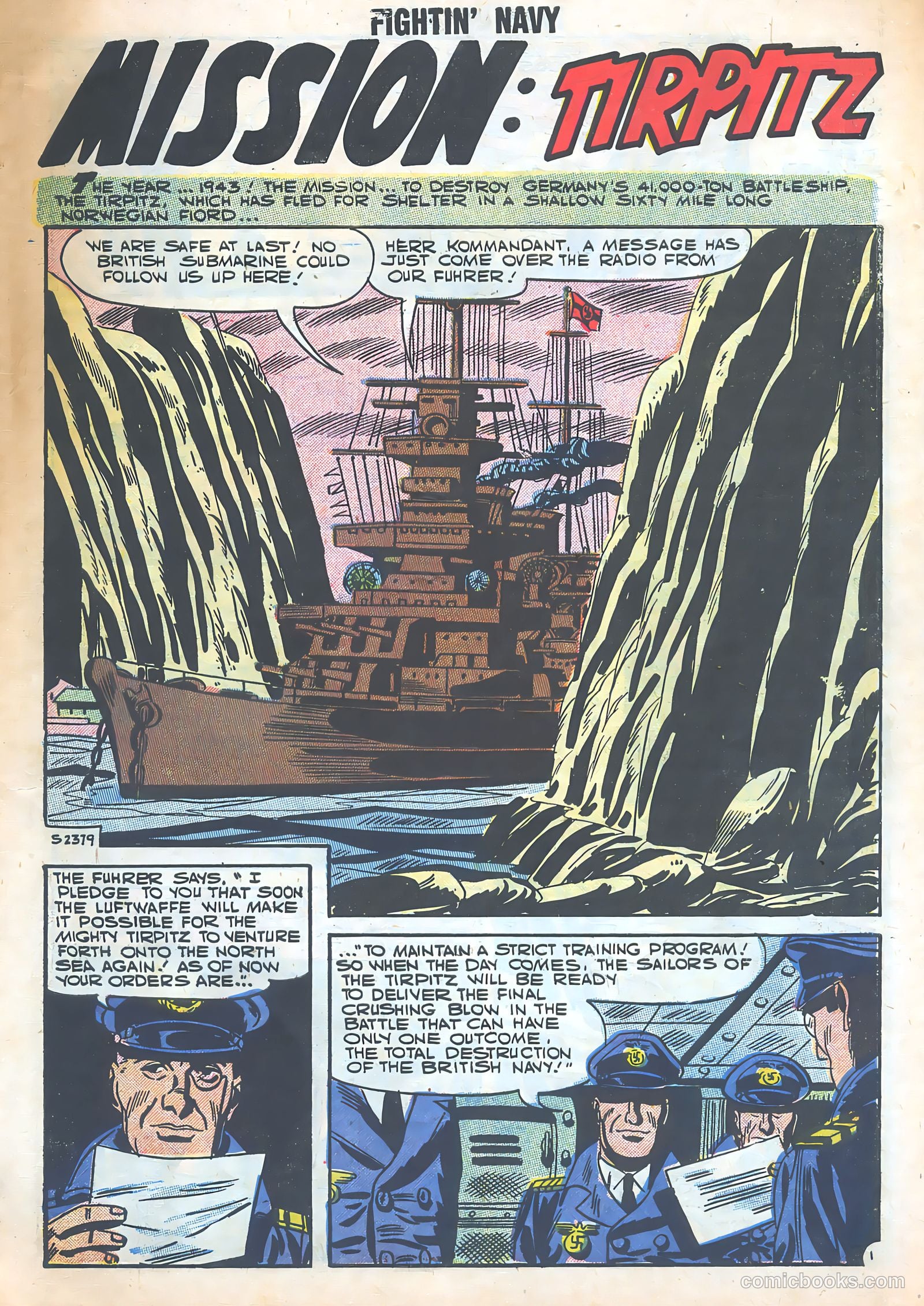 Fightin' Navy #82 — page 59 of 68