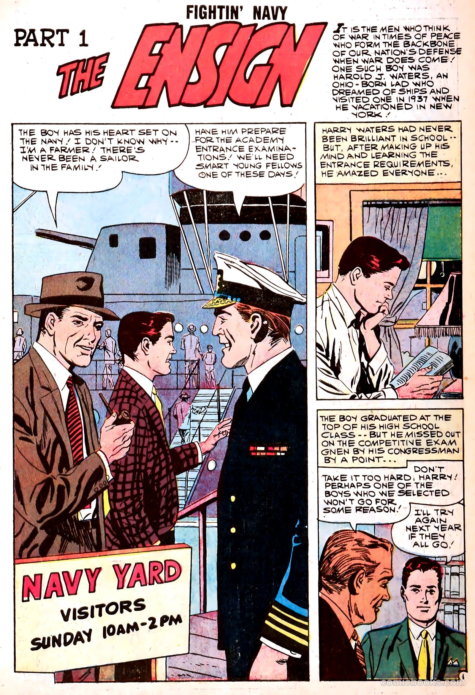 Fightin' Navy #85 — page 3 of 36