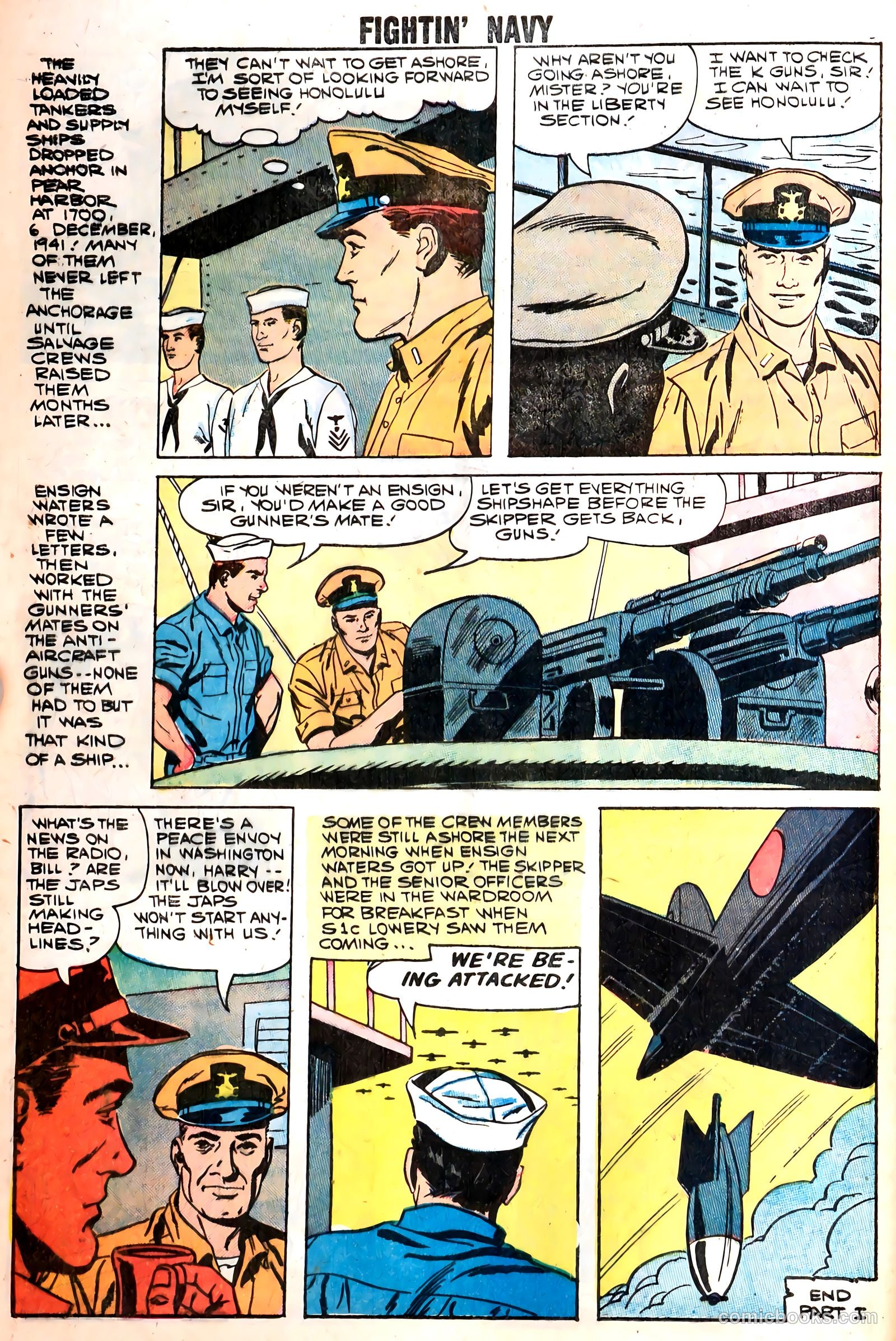 Fightin' Navy #85 — page 8 of 36