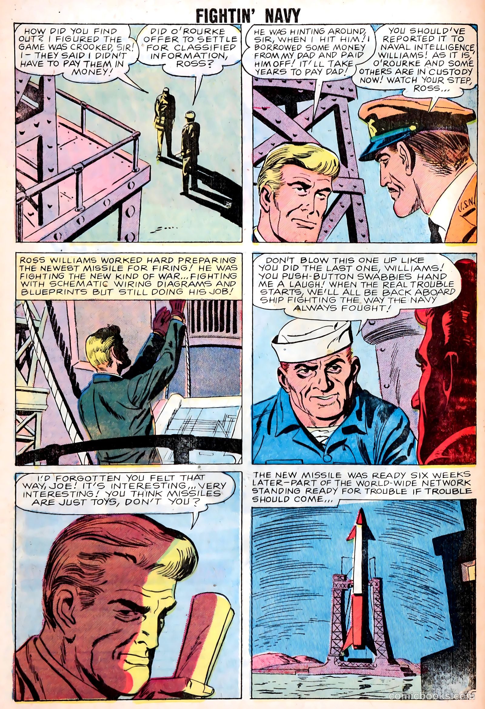 Fightin' Navy #85 — page 32 of 36