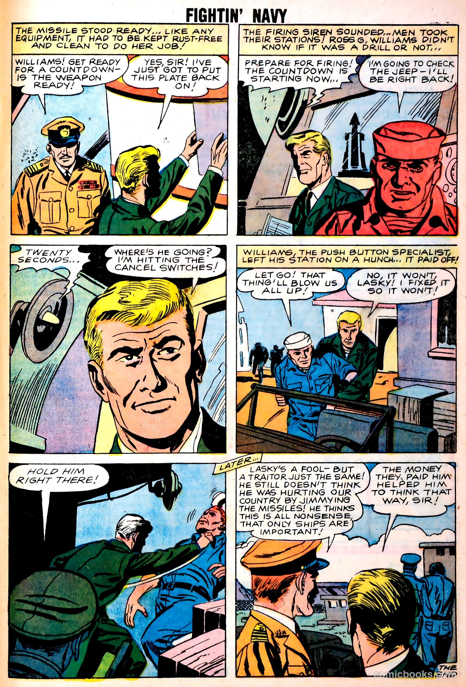 Fightin' Navy #85 — page 33 of 36