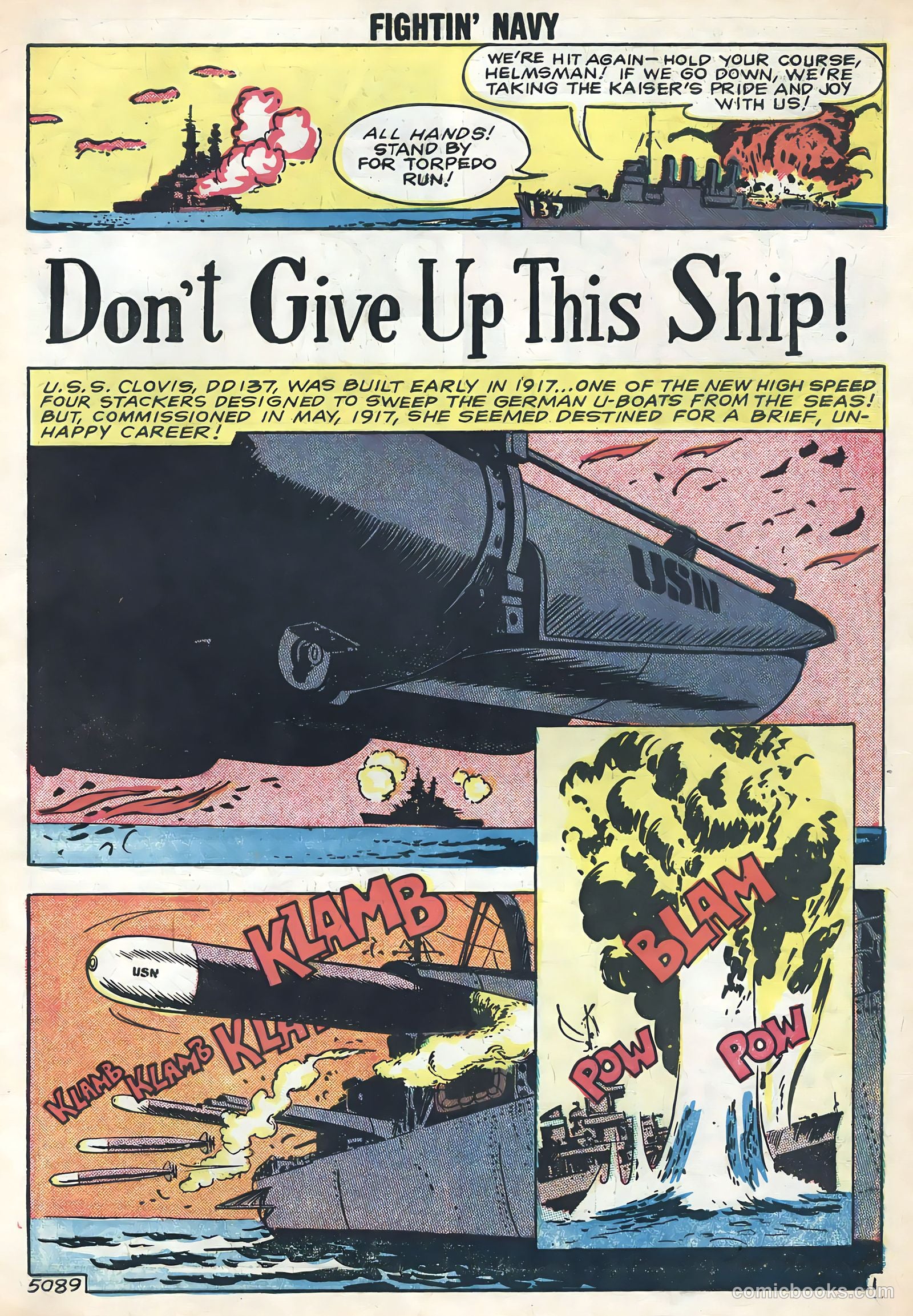 Fightin' Navy #87 — page 3 of 36