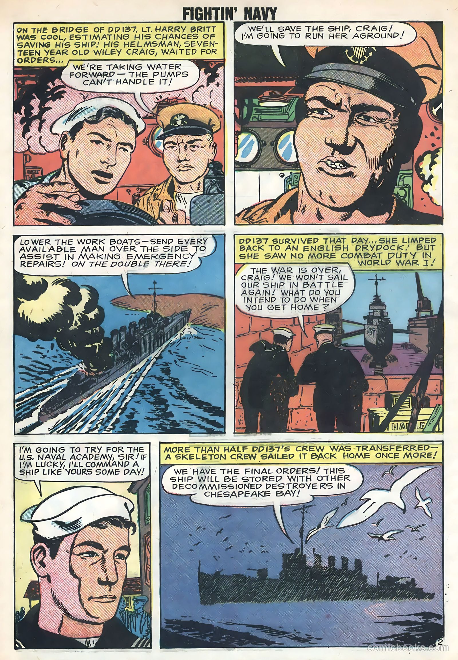 Fightin' Navy #87 — page 4 of 36