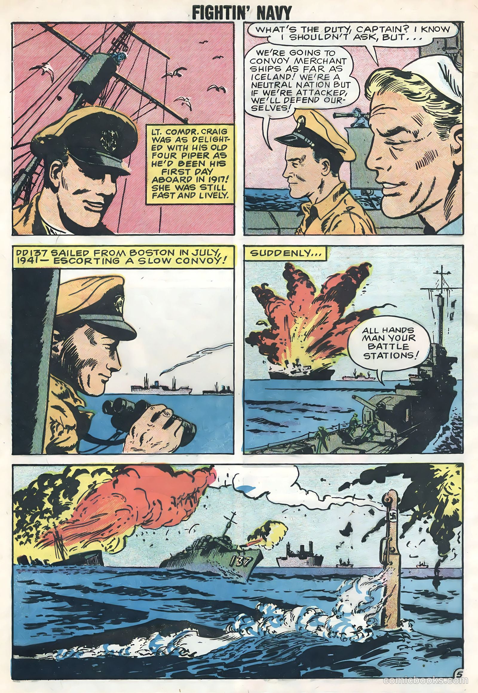 Fightin' Navy #87 — page 8 of 36