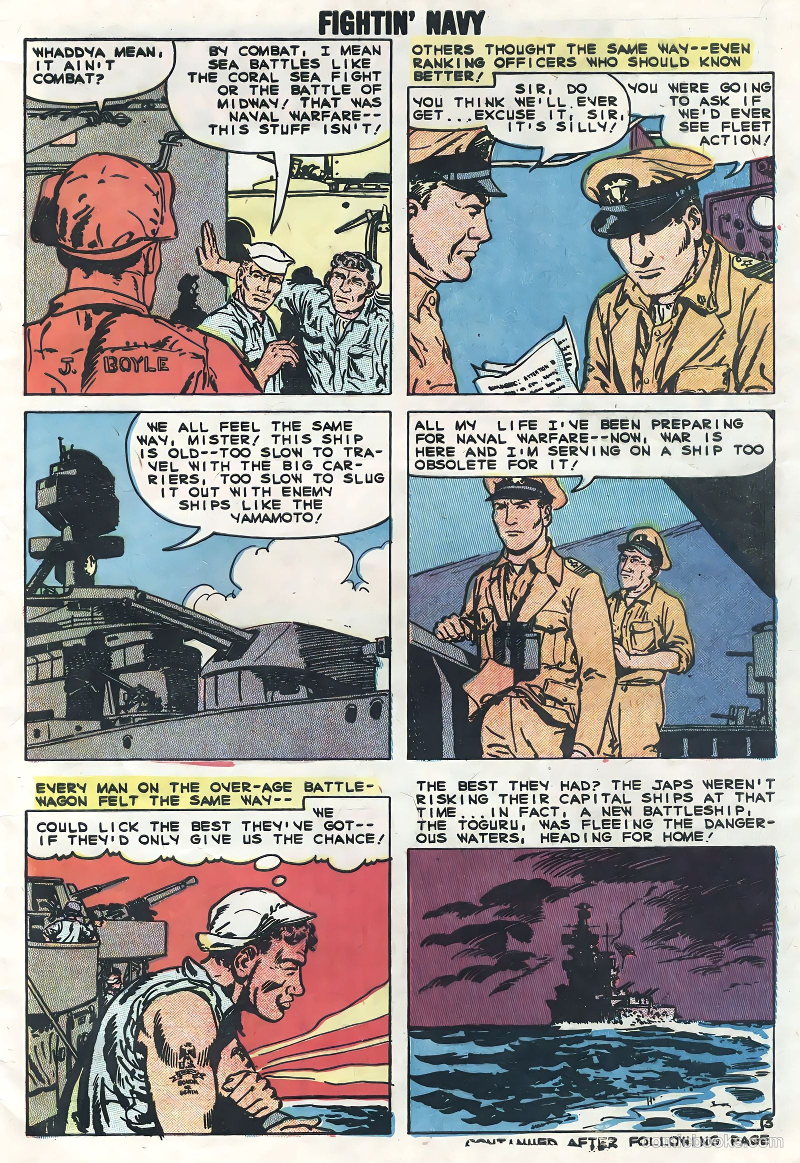 Fightin' Navy #88 — page 5 of 36