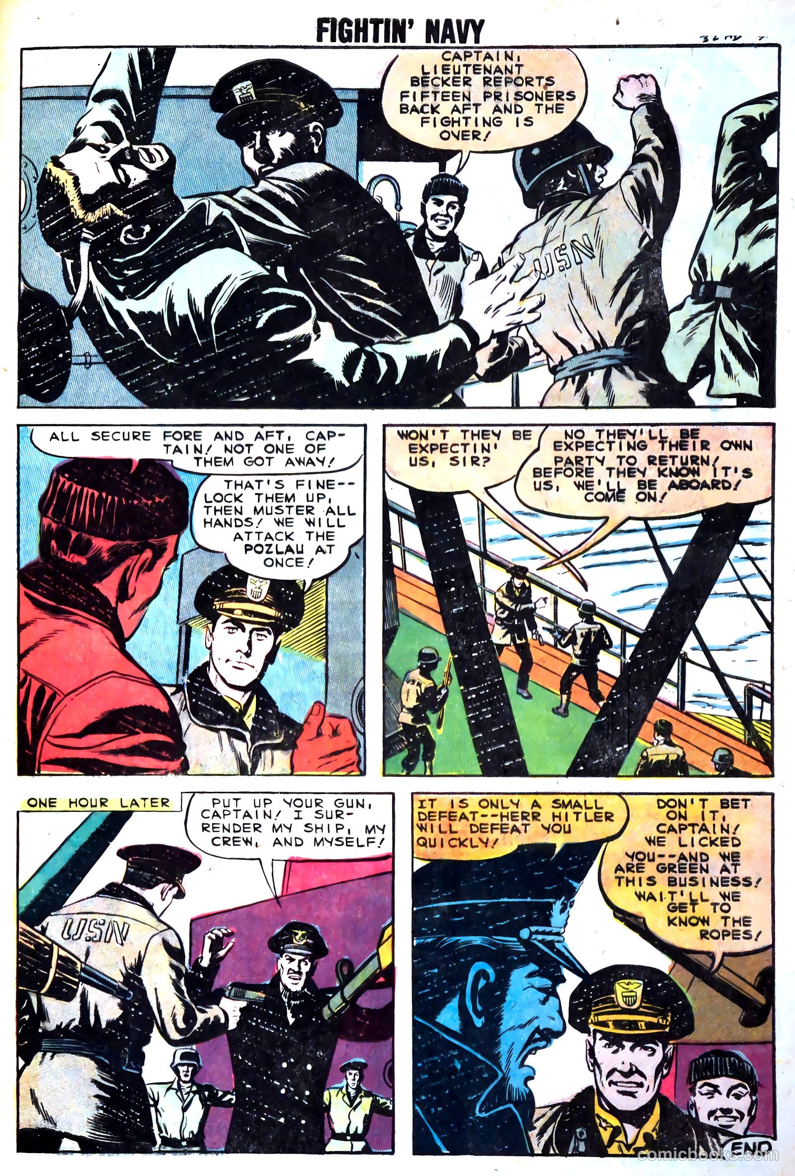 Fightin' Navy #89 — page 33 of 36