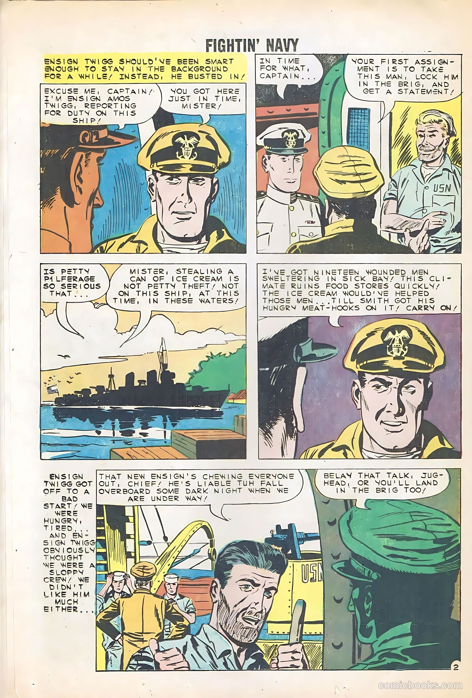 Fightin' Navy #91 — page 16 of 36