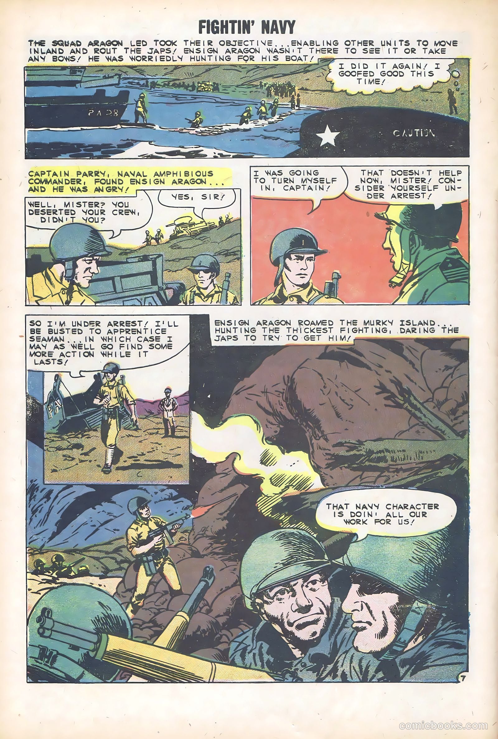 Fightin' Navy #92 — page 10 of 36