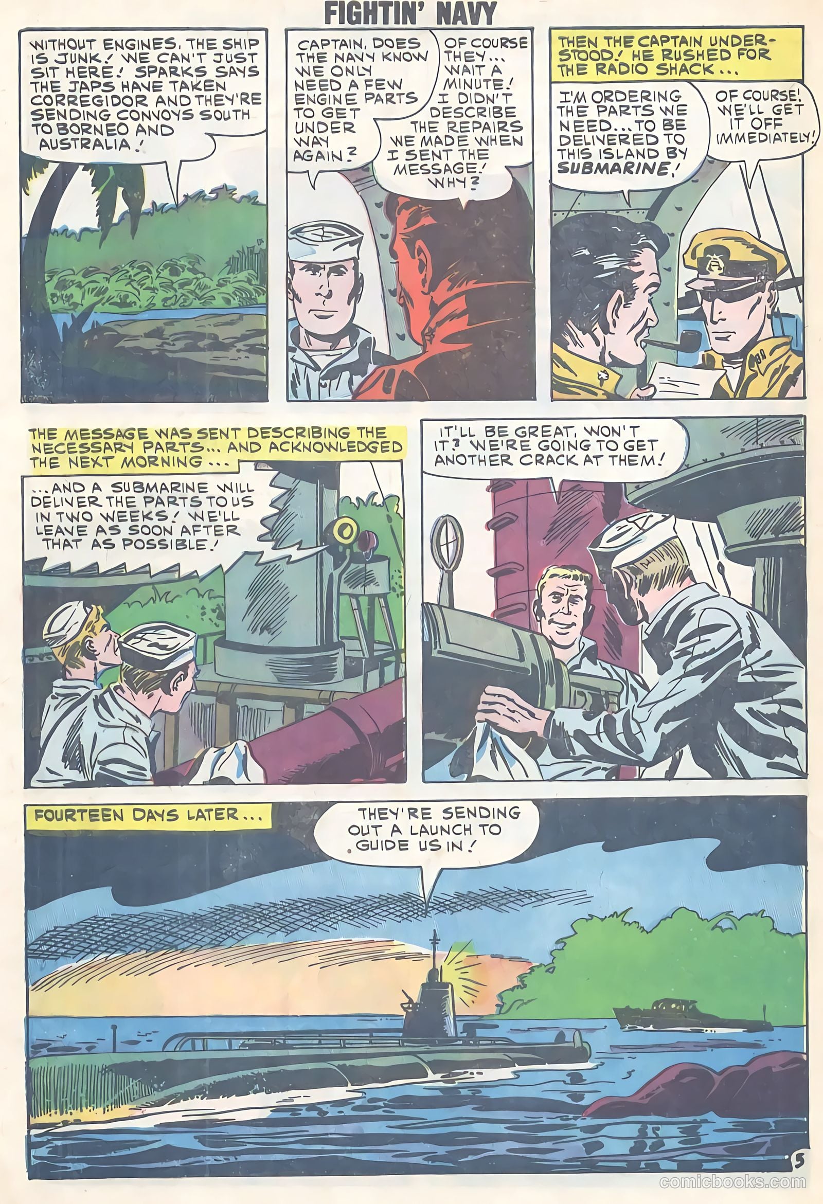 Fightin' Navy #93 — page 8 of 36