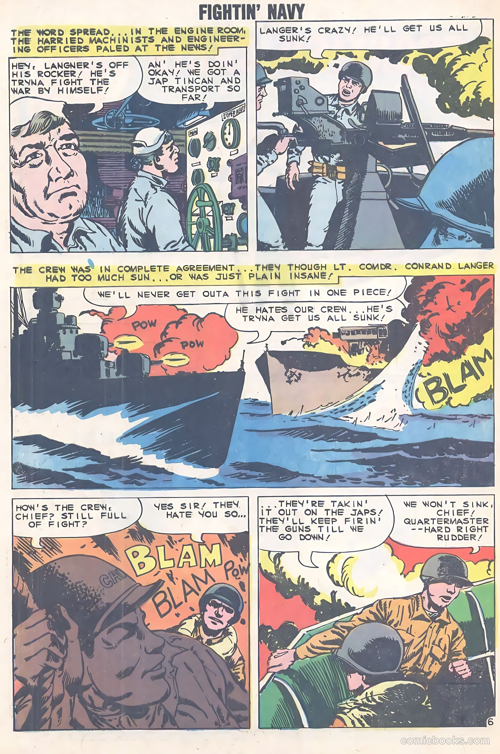 Fightin' Navy #93 — page 32 of 36
