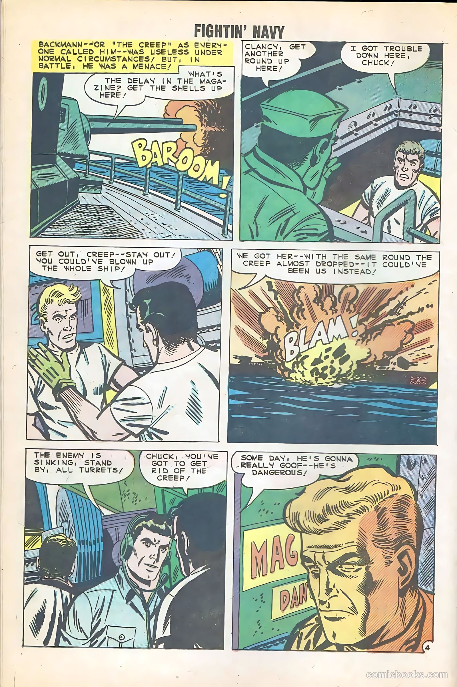 Fightin' Navy #95 — page 16 of 36