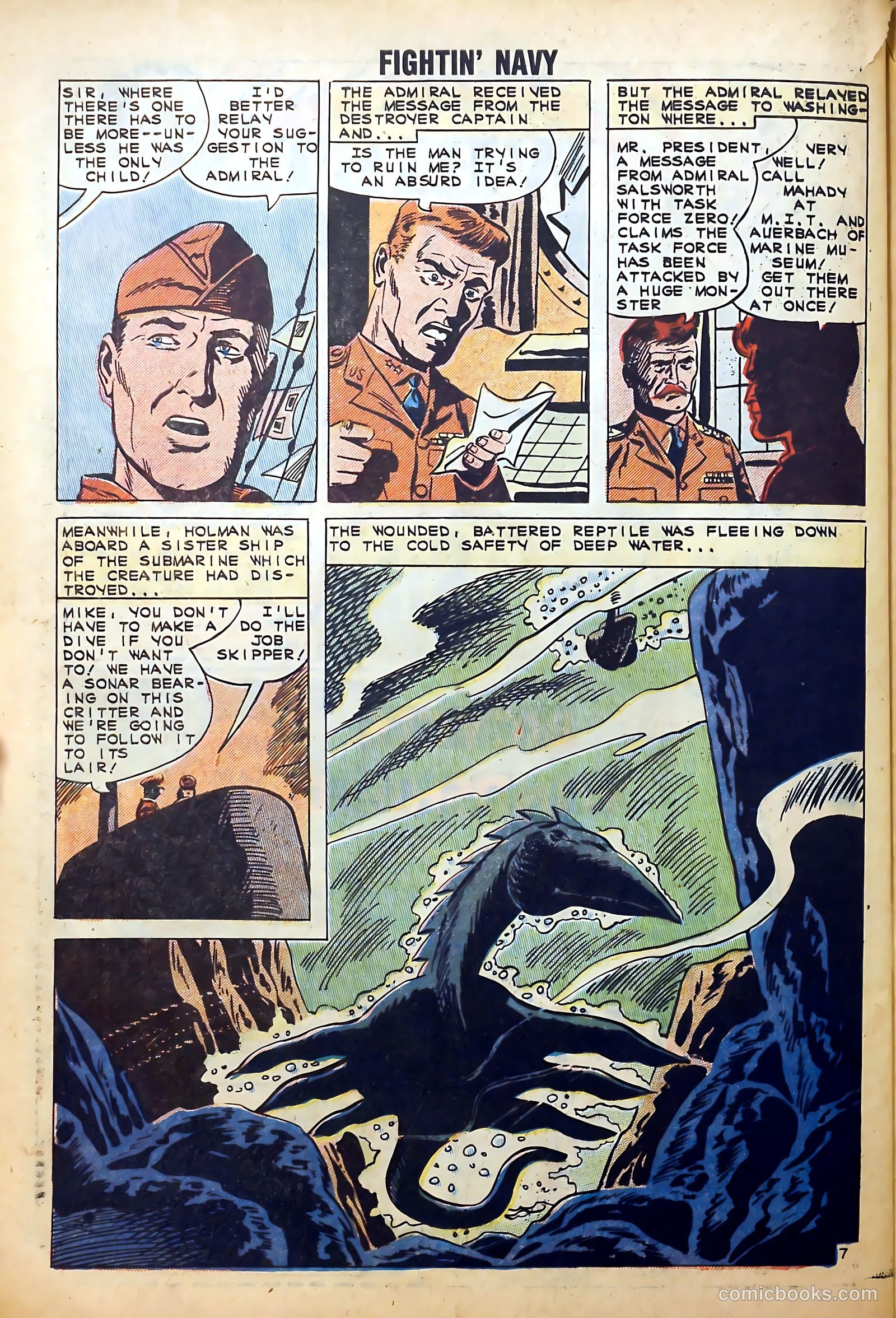 Fightin' Navy #99 — page 32 of 36
