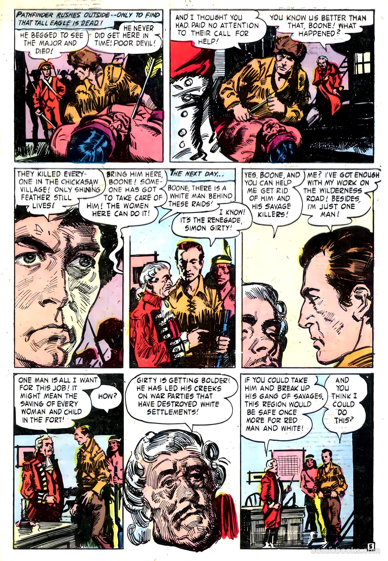Fighting Daniel Boone #1 — page 7 of 36