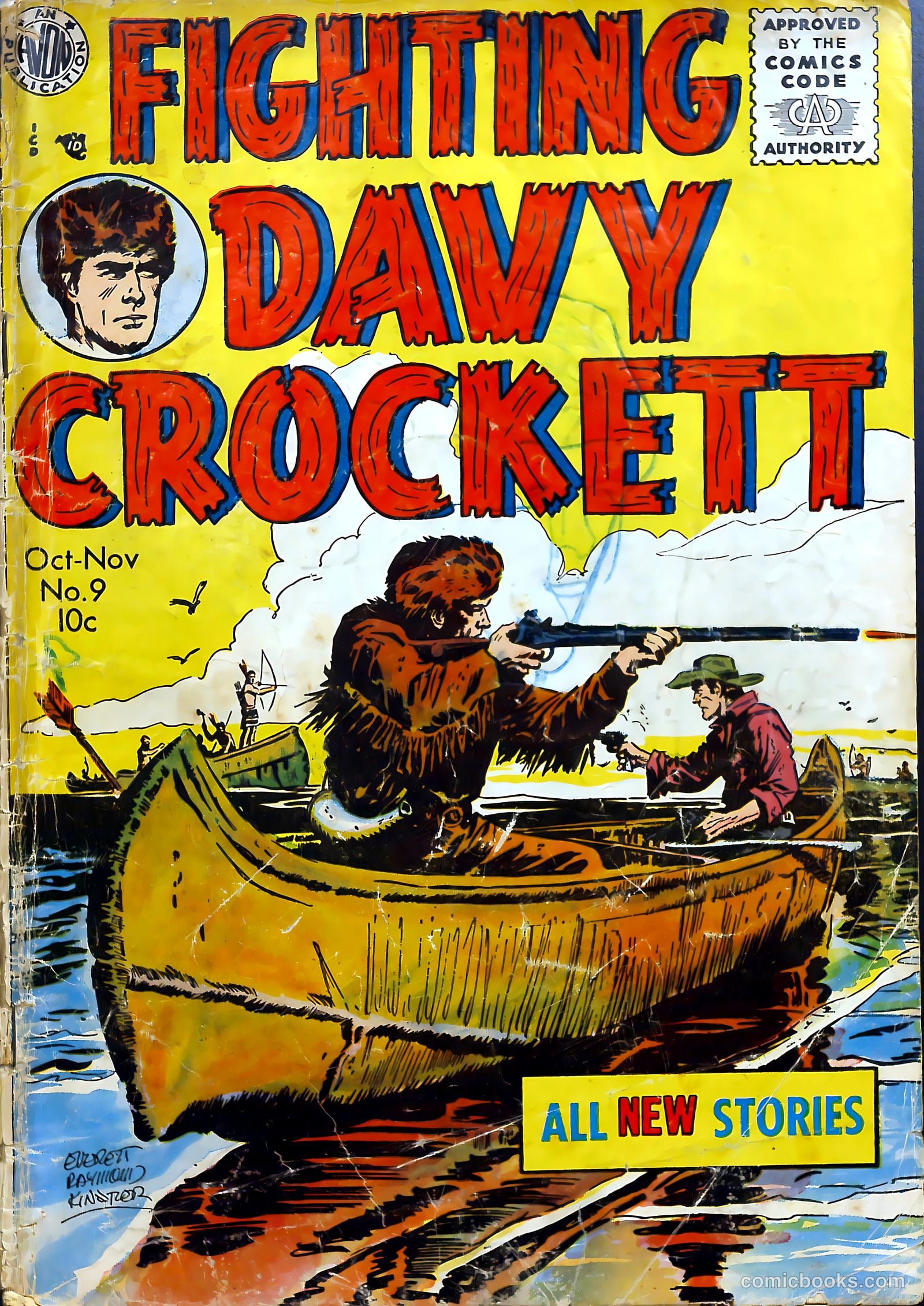 Fighting Davy Crockett #9 — page 1 of 37