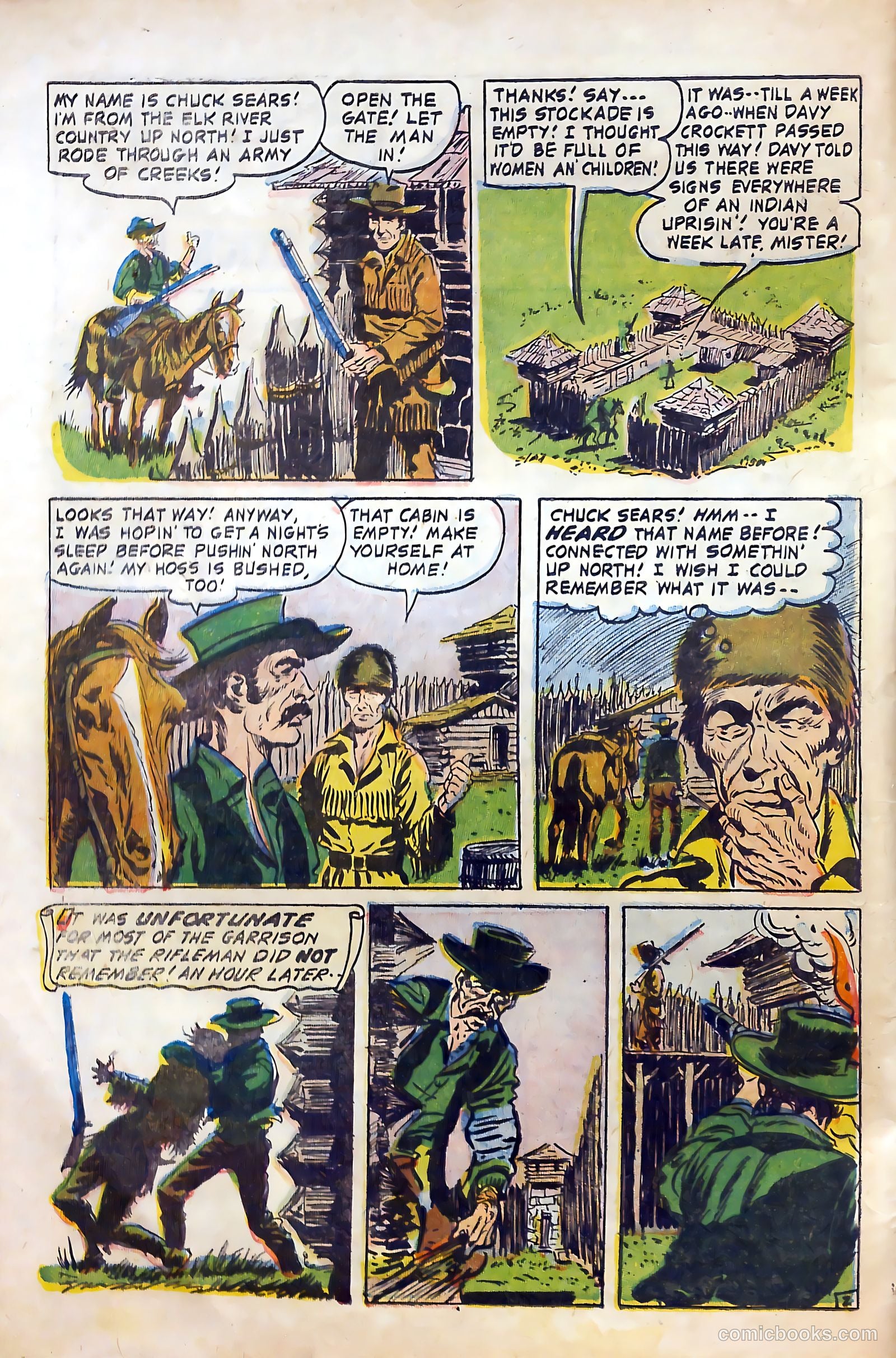 Fighting Davy Crockett #9 — page 4 of 37