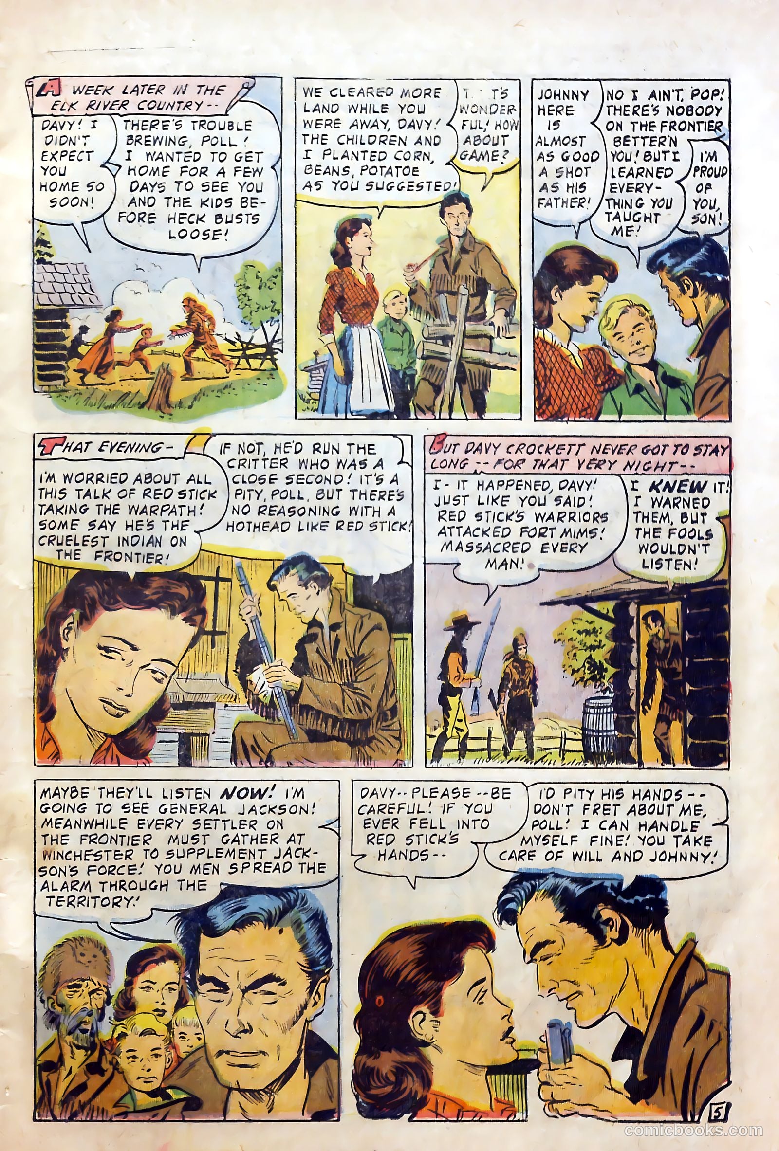 Fighting Davy Crockett #9 — page 7 of 37