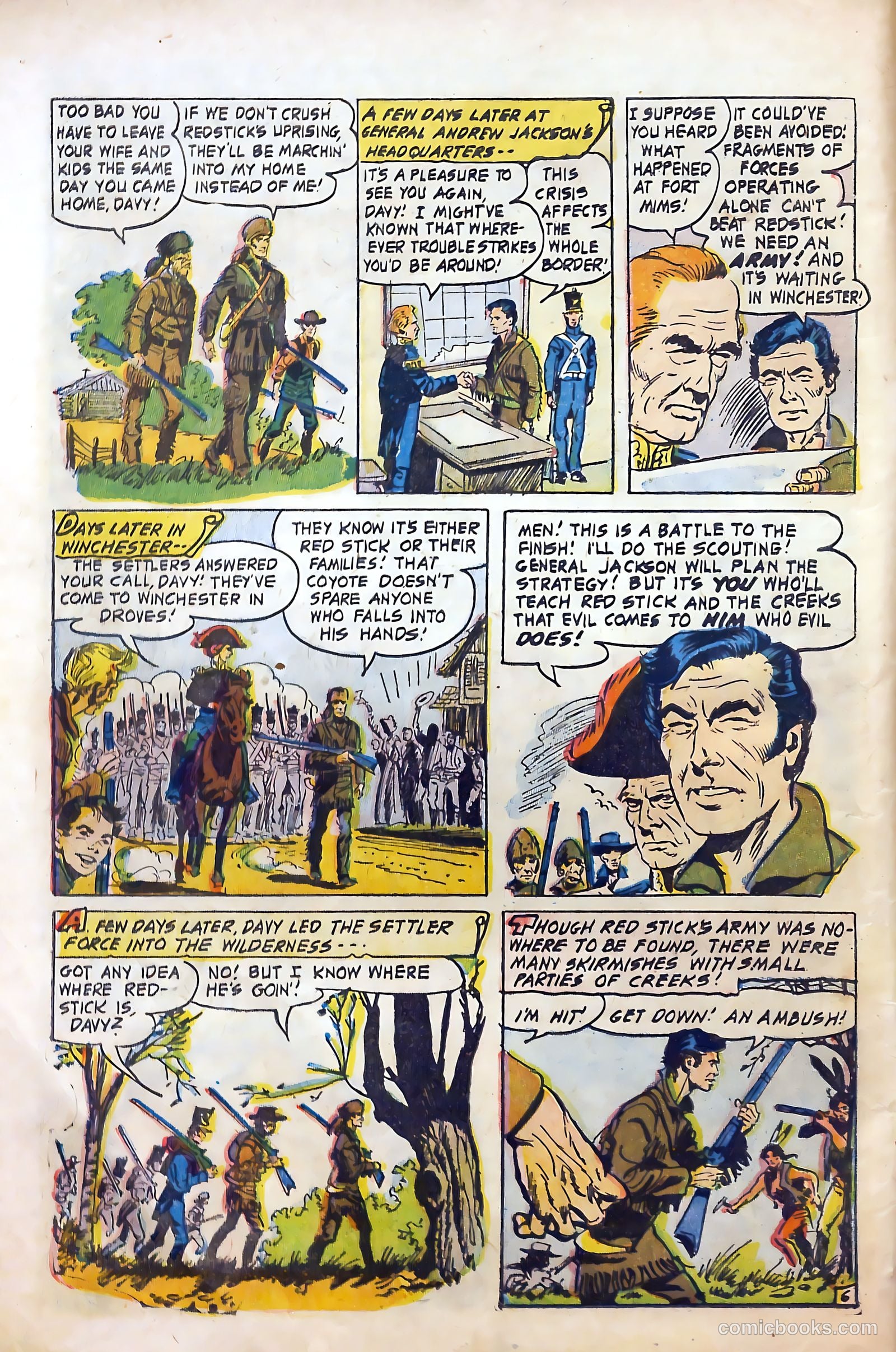 Fighting Davy Crockett #9 — page 8 of 37