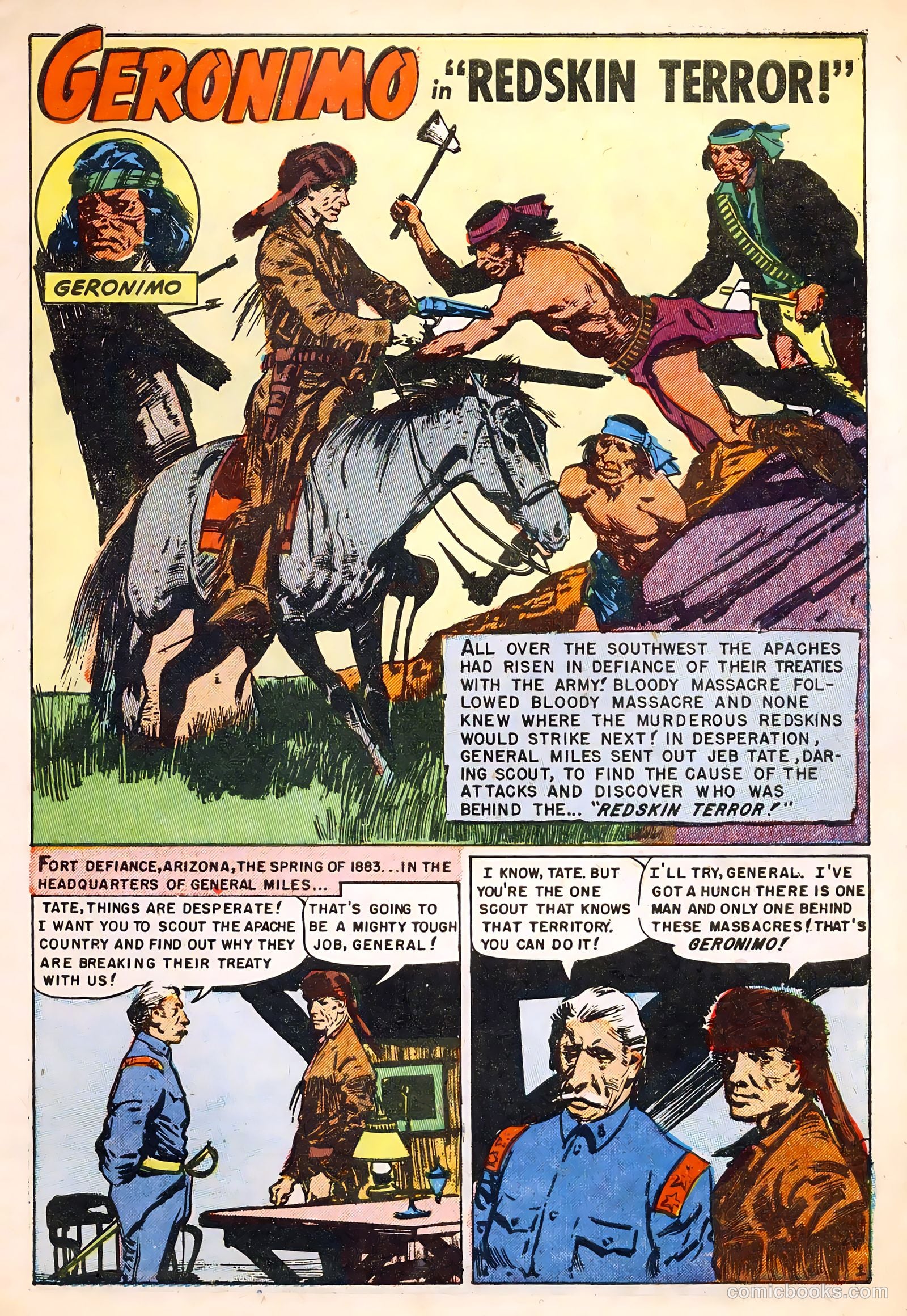 Fighting Indians of the Wild West #1 — page 3 of 36