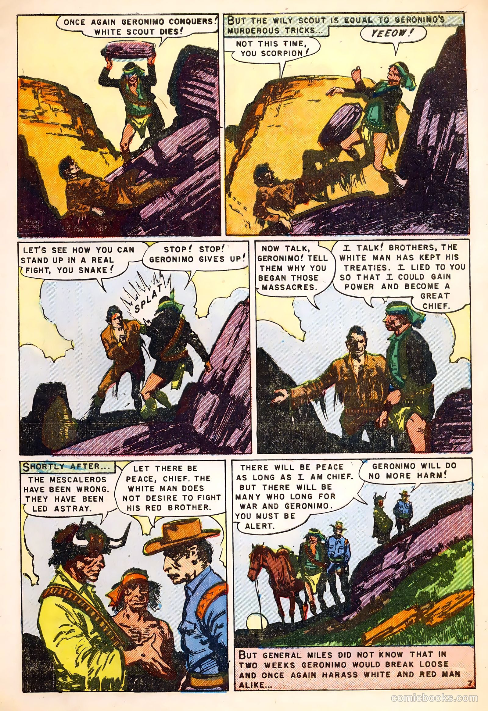 Fighting Indians of the Wild West #1 — page 9 of 36