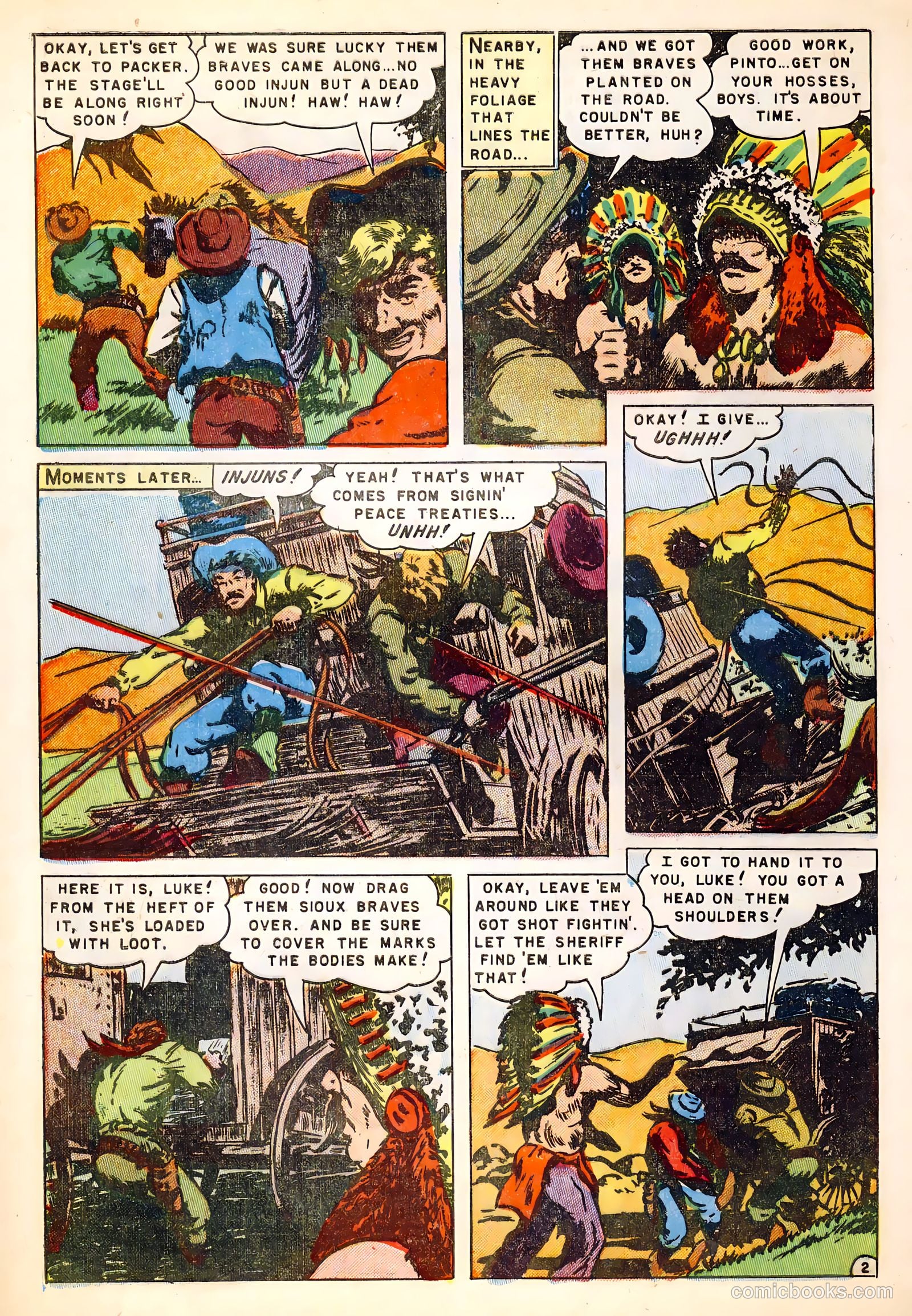 Fighting Indians of the Wild West #1 — page 28 of 36