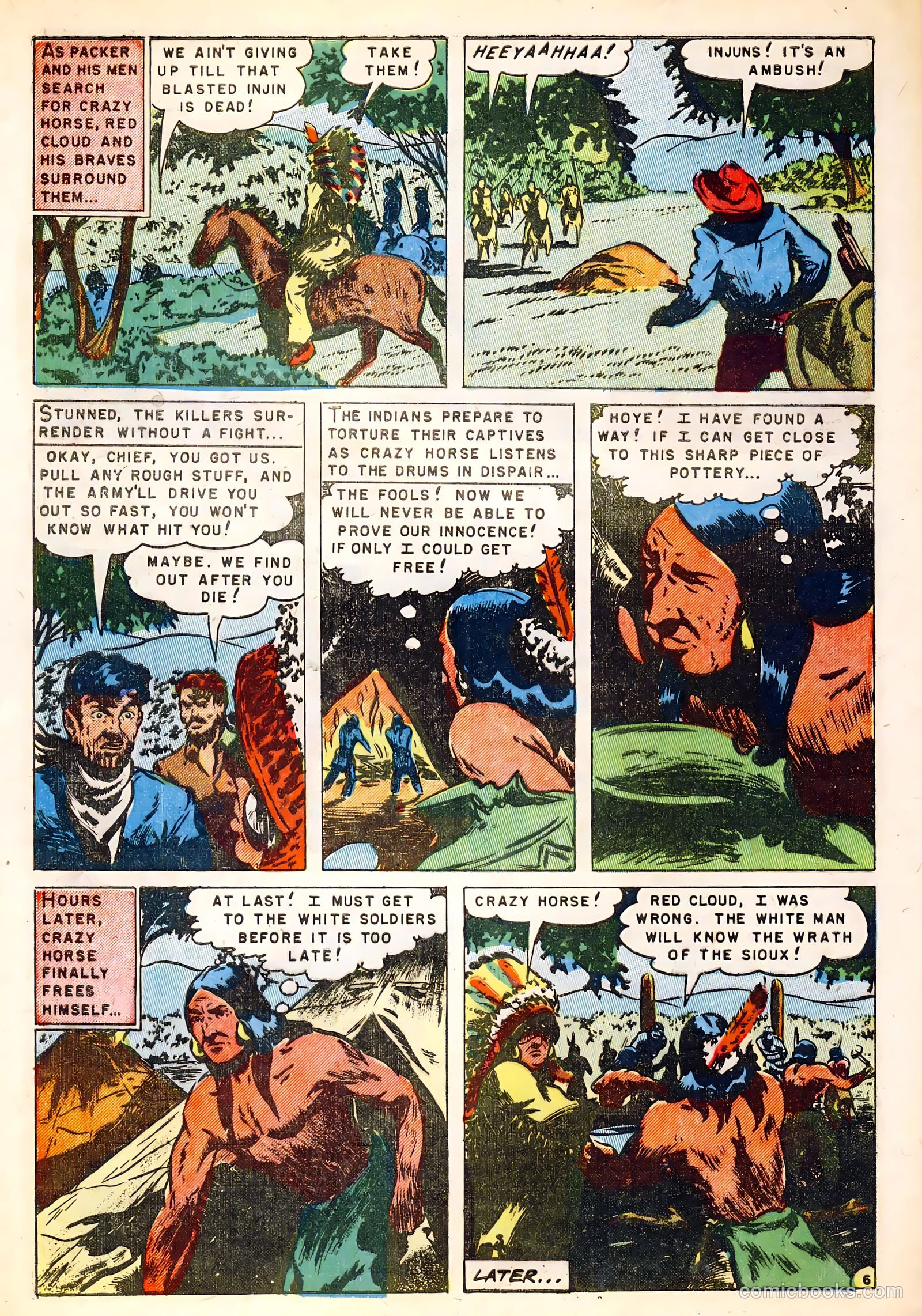 Fighting Indians of the Wild West #1 — page 32 of 36