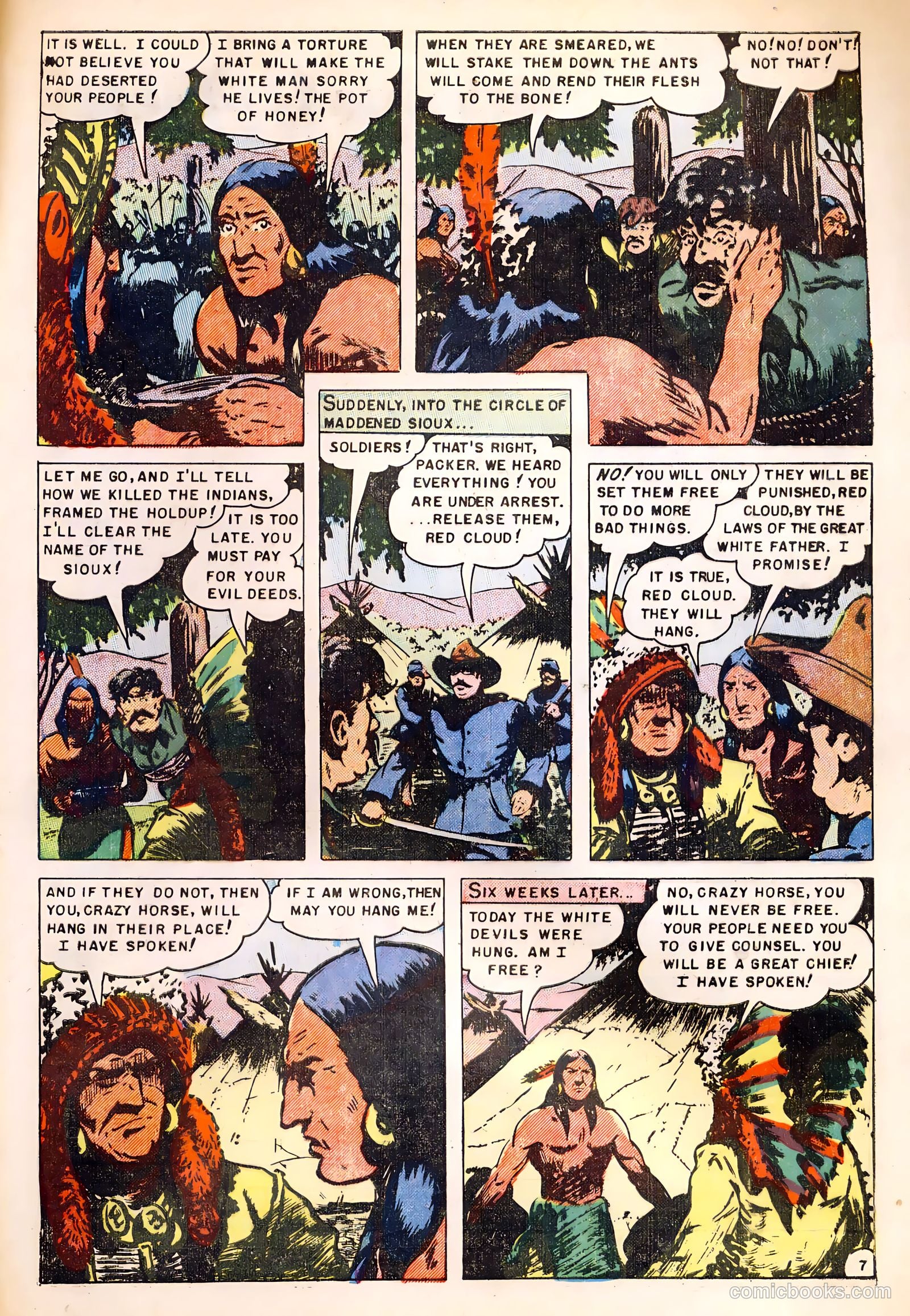 Fighting Indians of the Wild West #1 — page 33 of 36