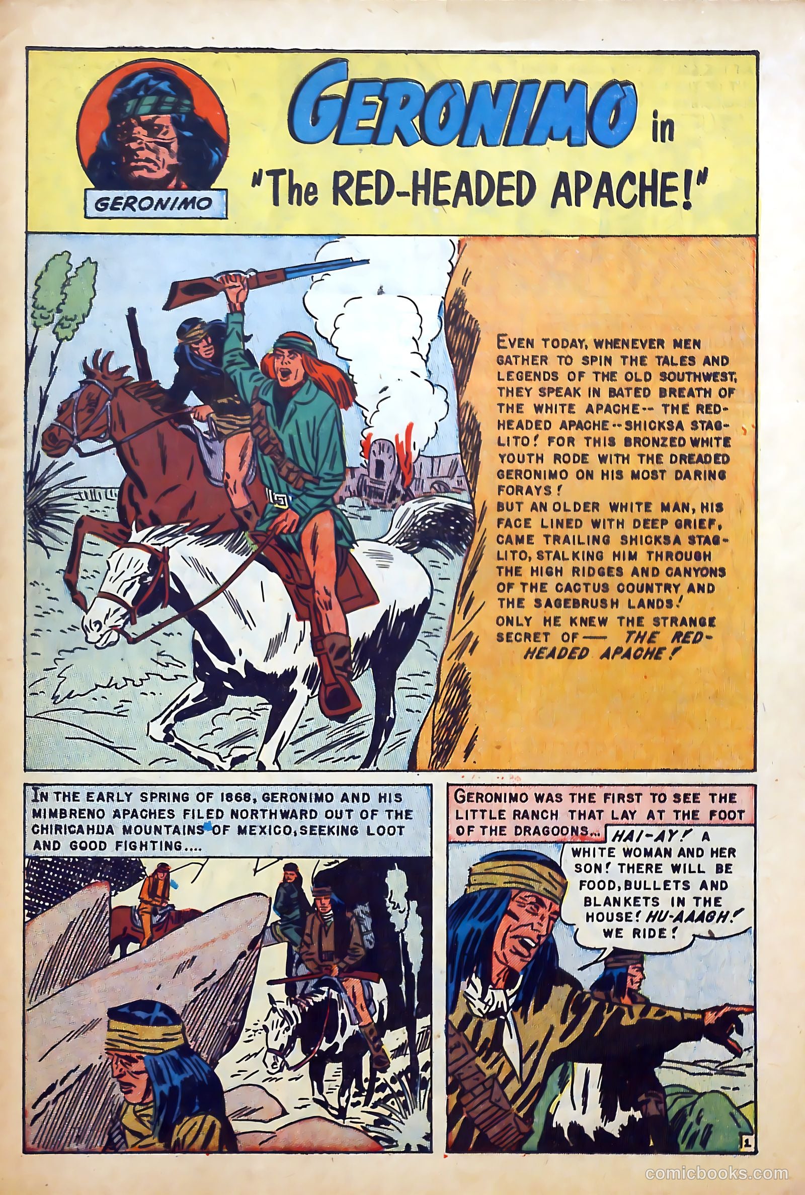 Fighting Indians of the Wild West #2 — page 3 of 36