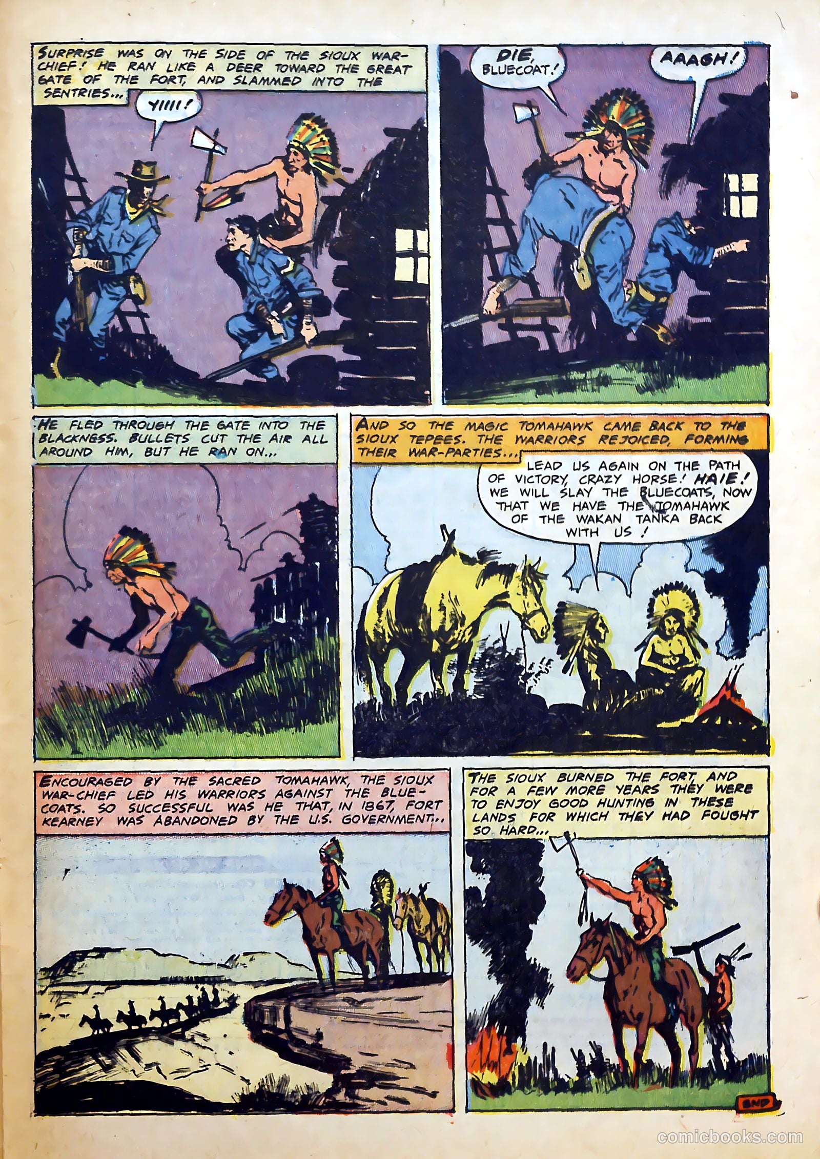 Fighting Indians of the Wild West #2 — page 25 of 36