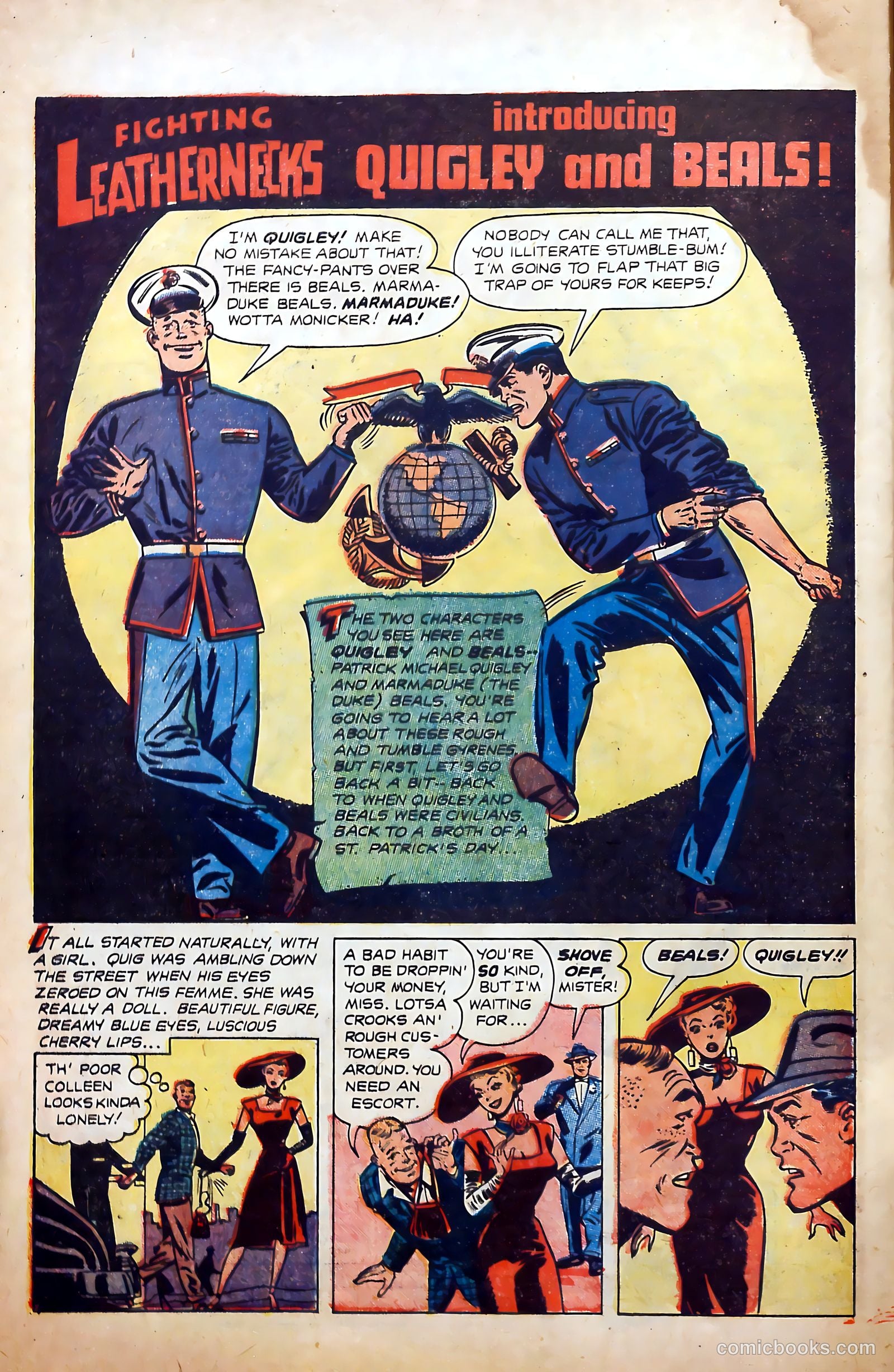 Fighting Leathernecks #1 — page 4 of 36