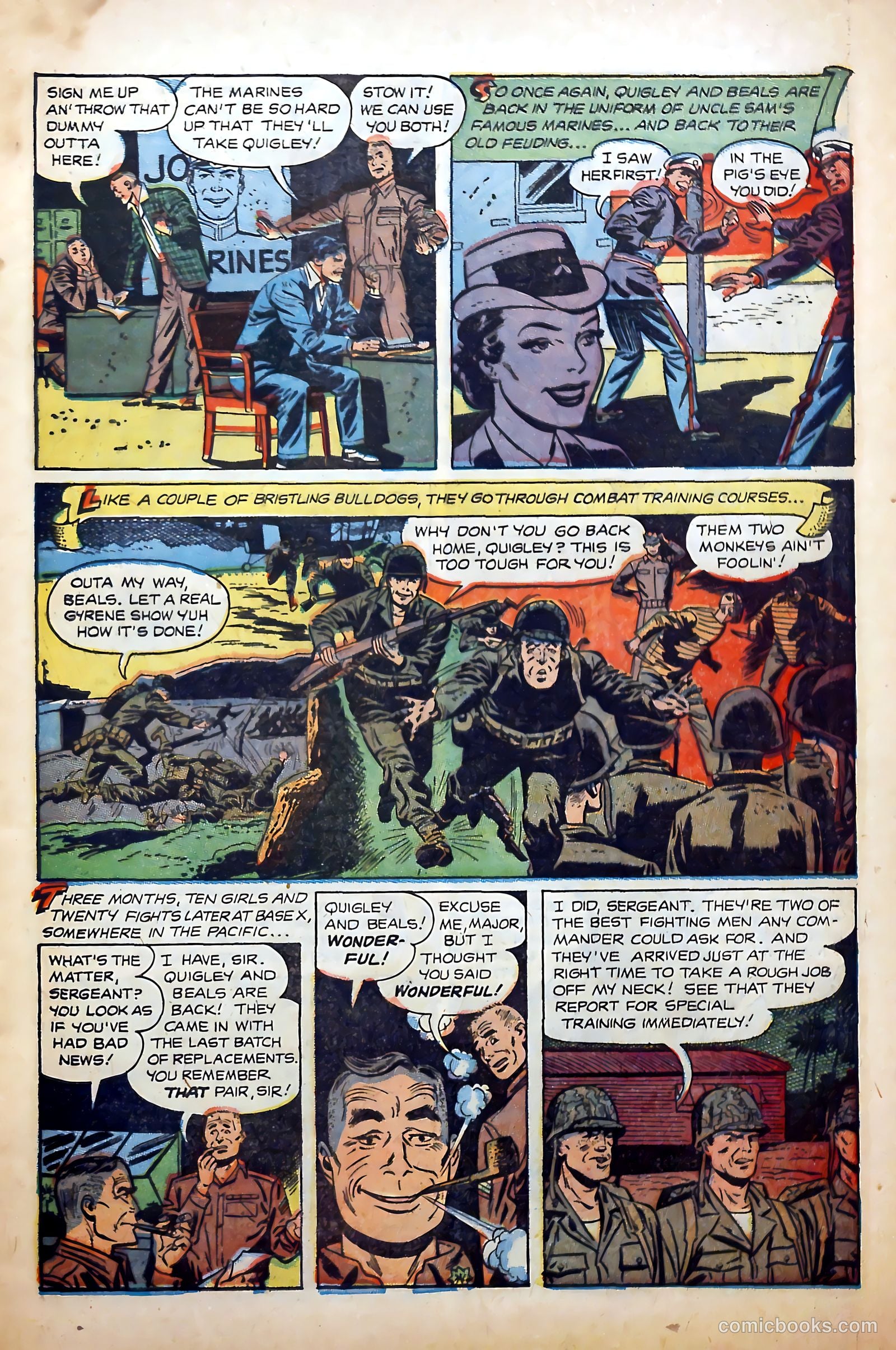 Fighting Leathernecks #1 — page 7 of 36