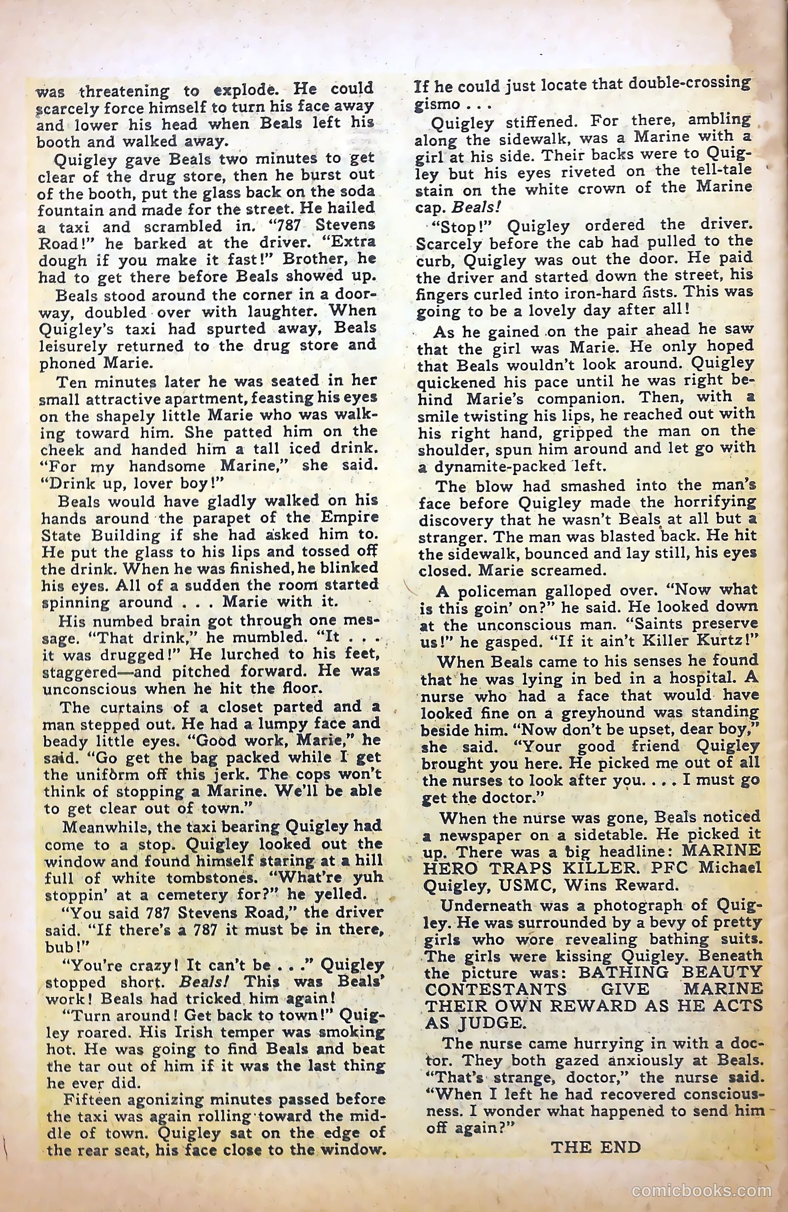 Fighting Leathernecks #1 — page 34 of 36