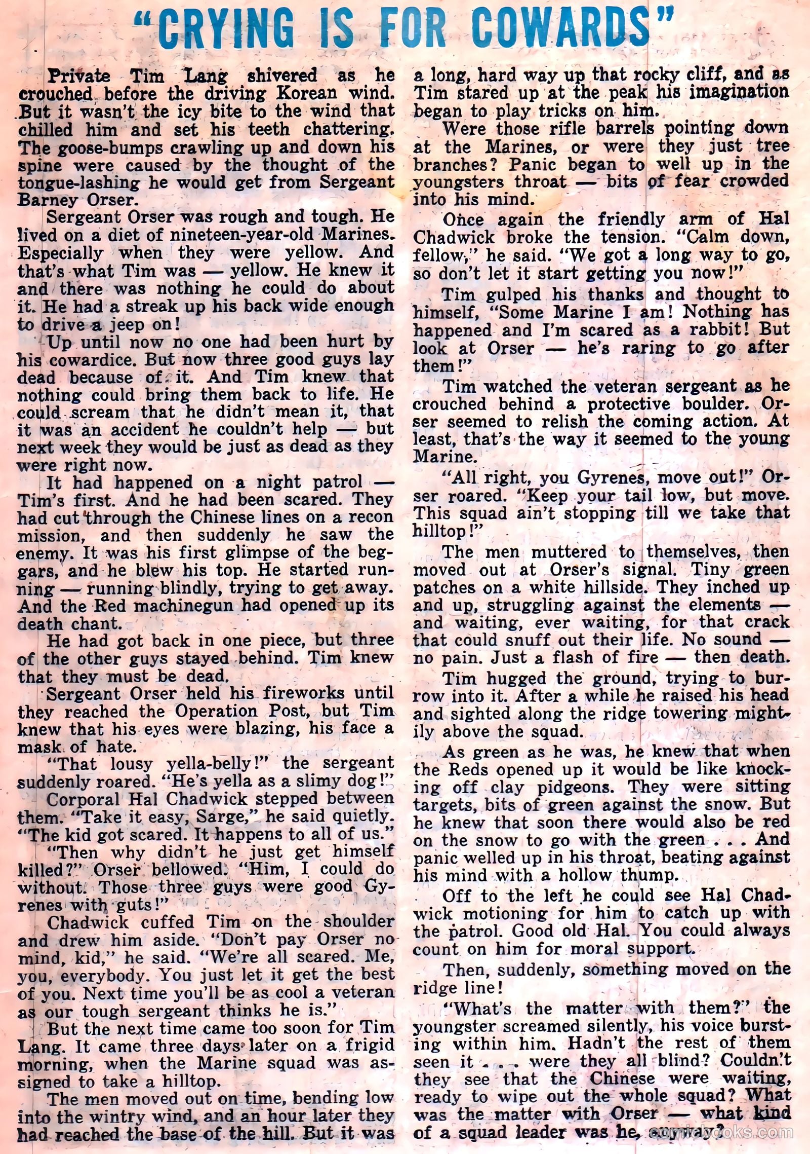 Fighting Leathernecks #4 — page 25 of 36