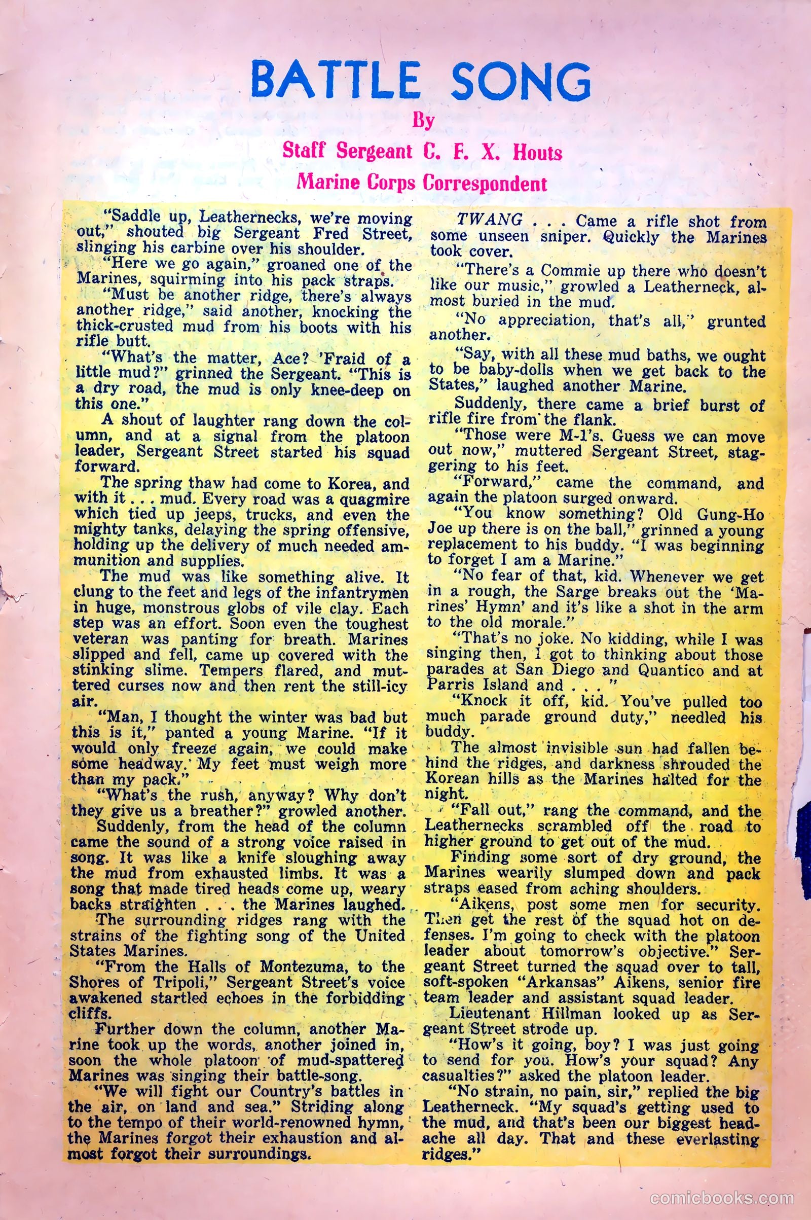 Fighting Leathernecks #6 — page 27 of 36