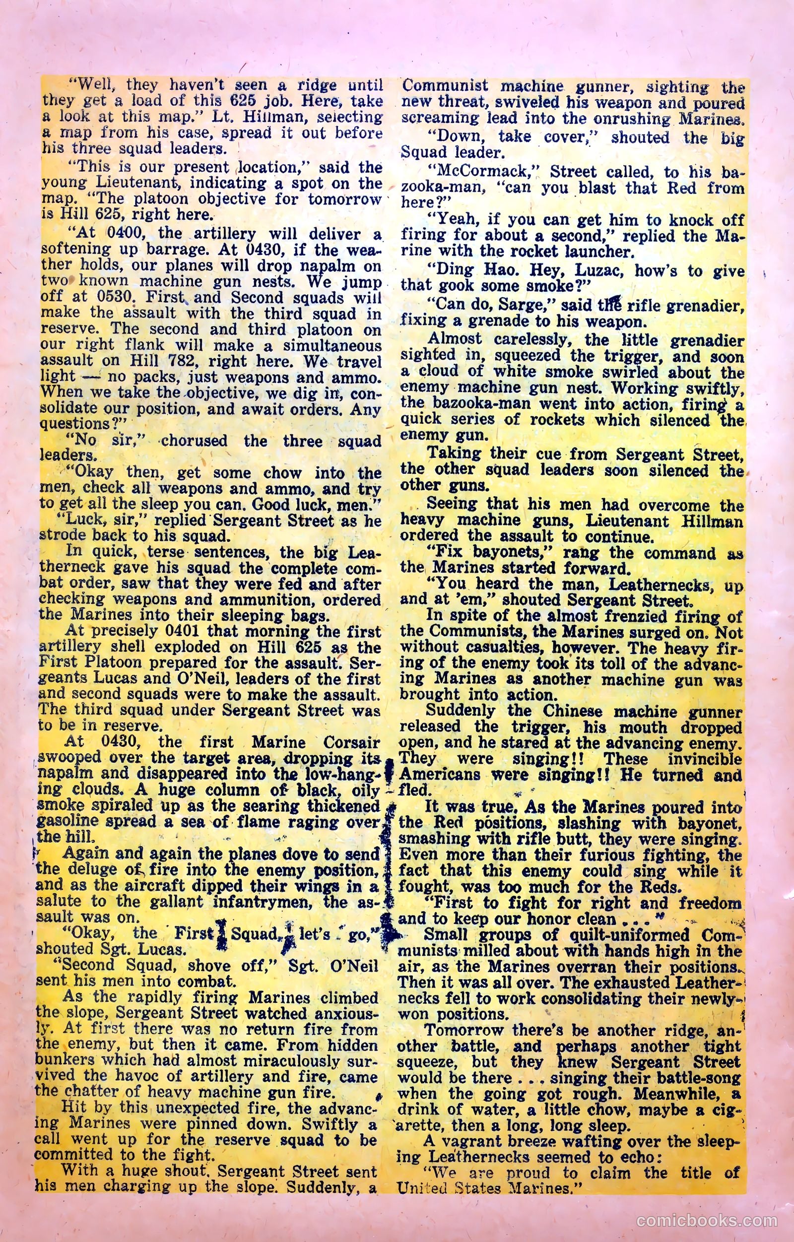 Fighting Leathernecks #6 — page 28 of 36