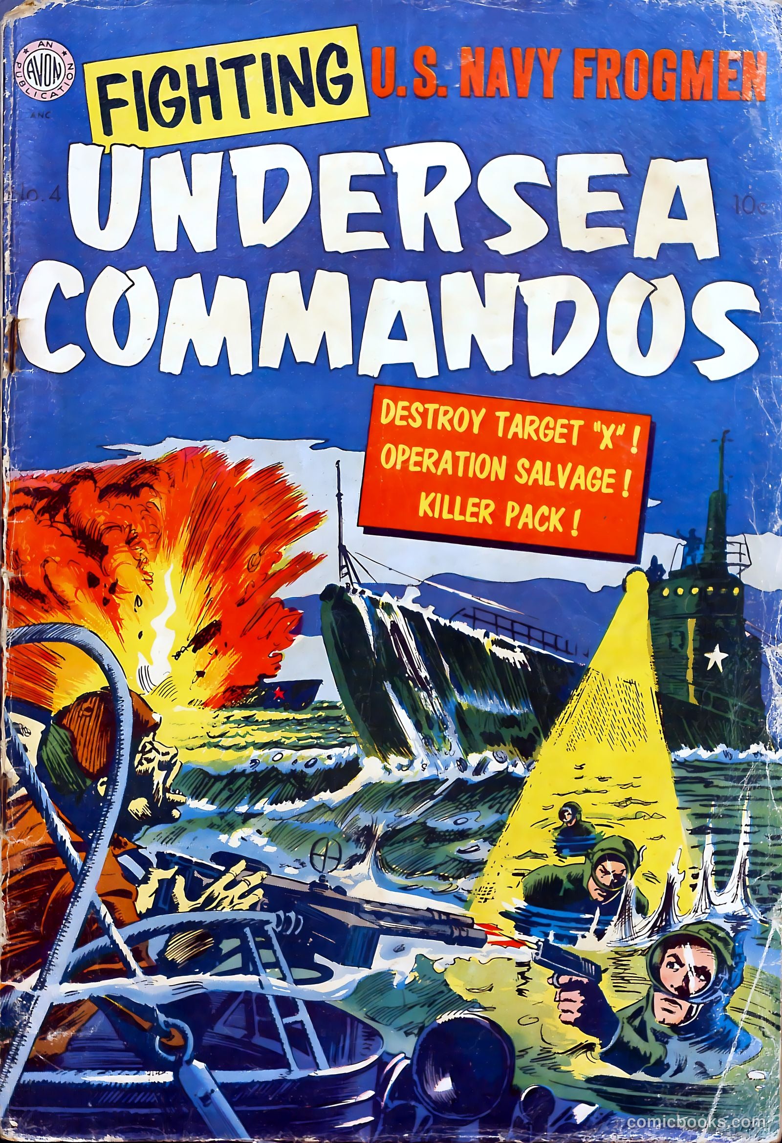 Fighting Undersea Commandos #4 — page 1 of 36