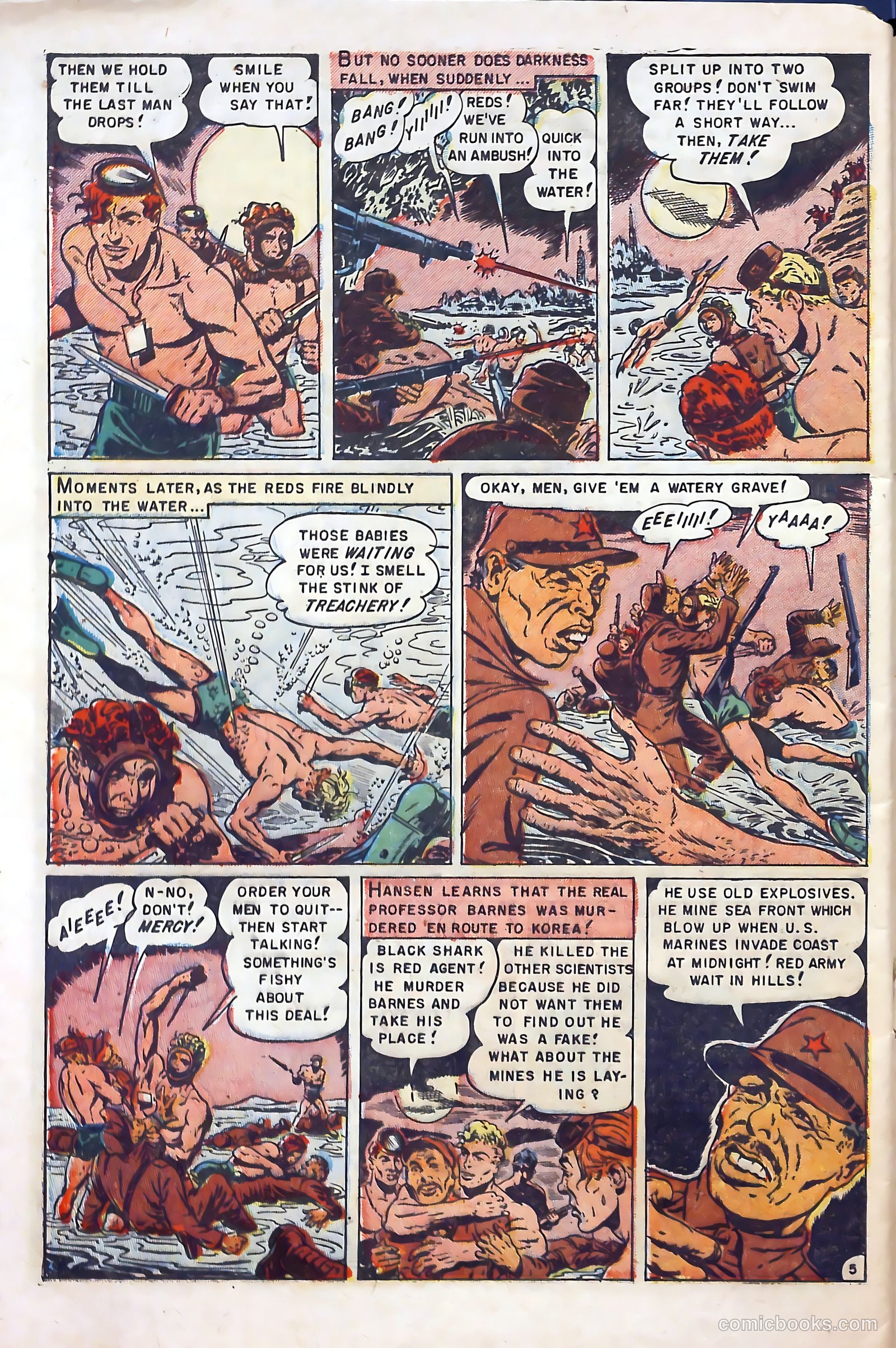 Fighting Undersea Commandos #4 — page 32 of 36