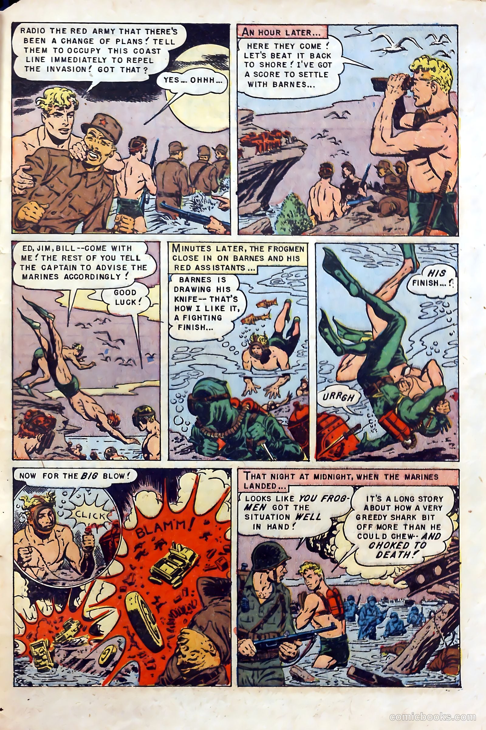 Fighting Undersea Commandos #4 — page 33 of 36