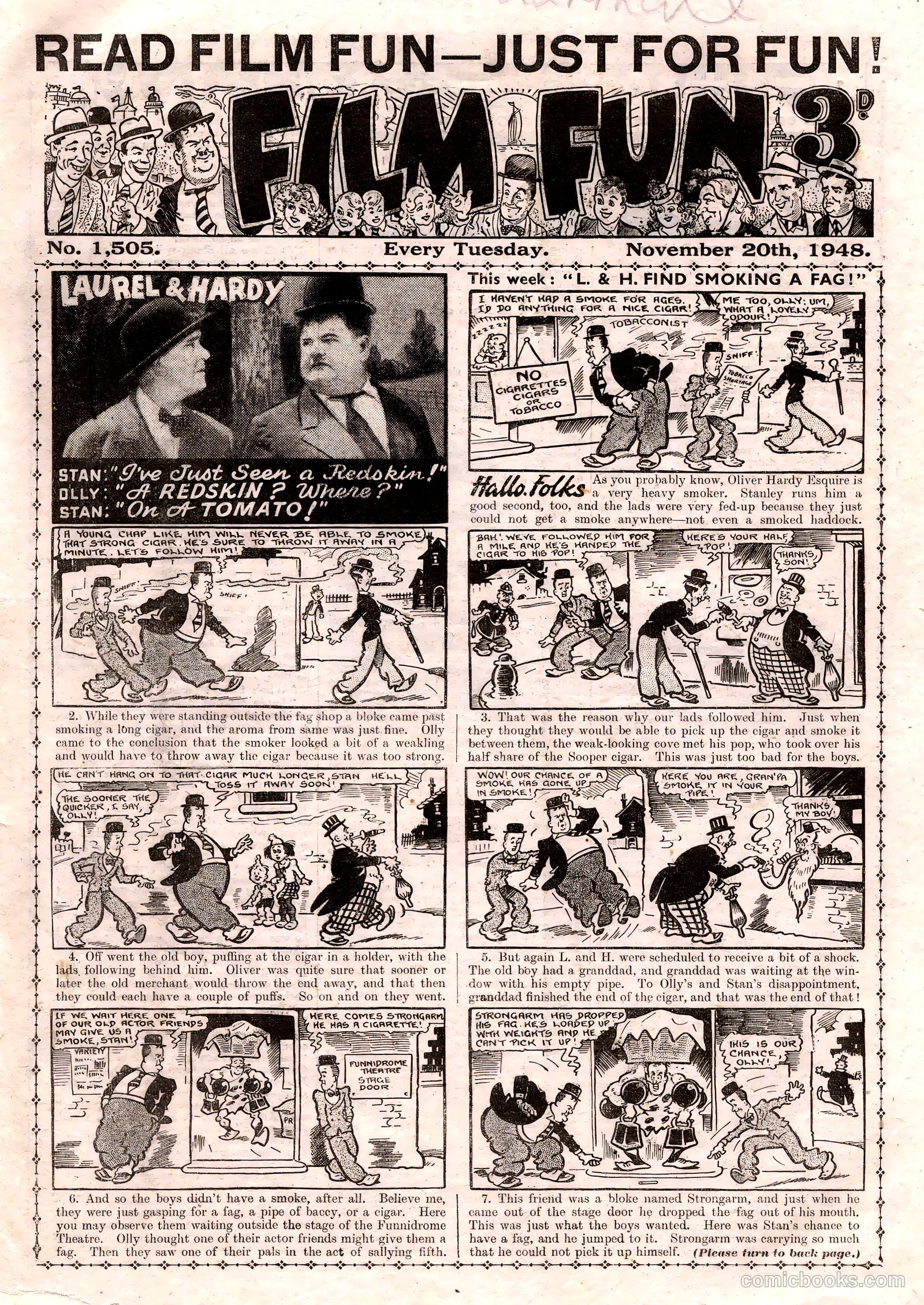 Film Fun #1505 — page 1 of 12