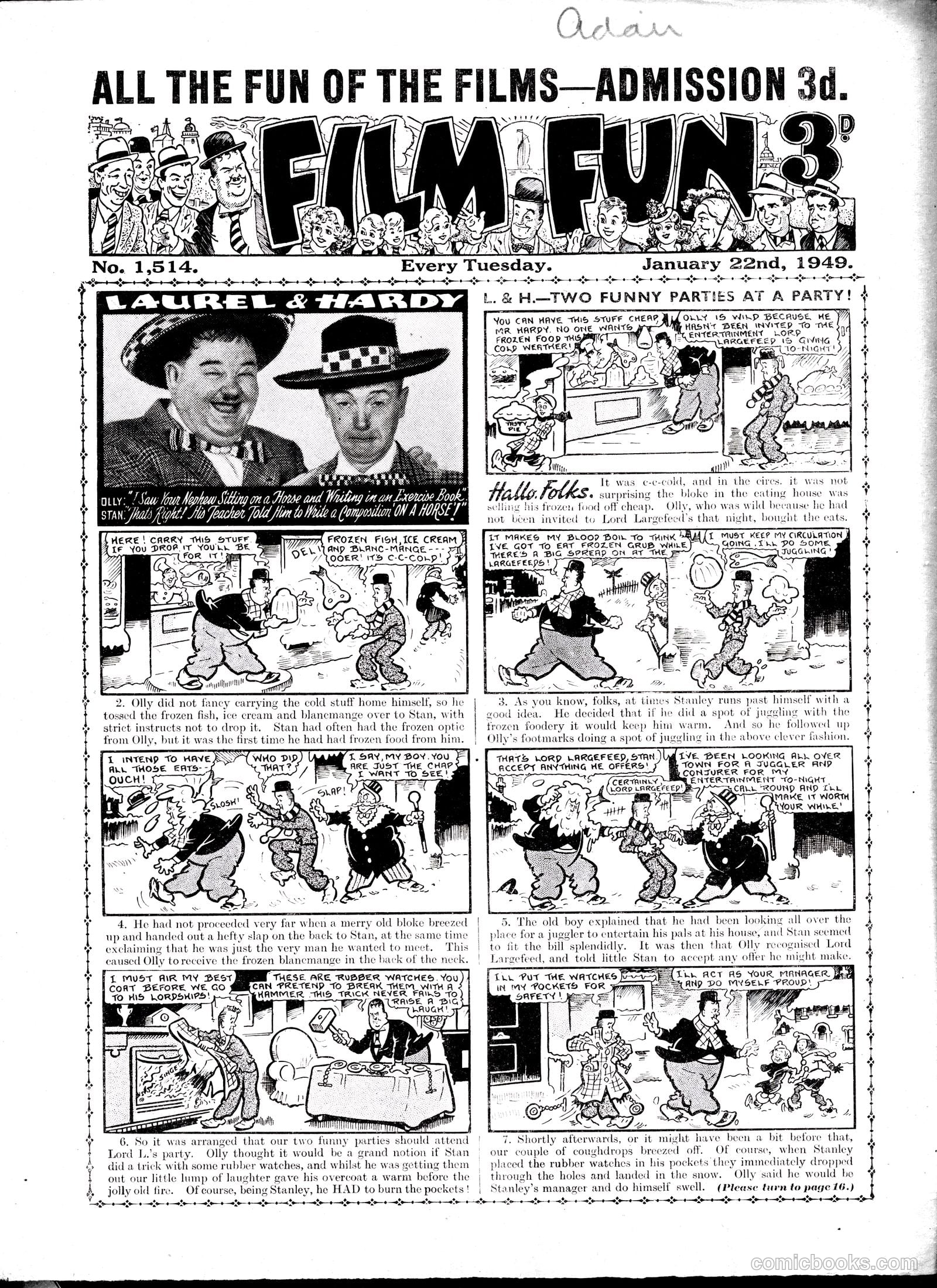 Film Fun #1514 — page 1 of 15