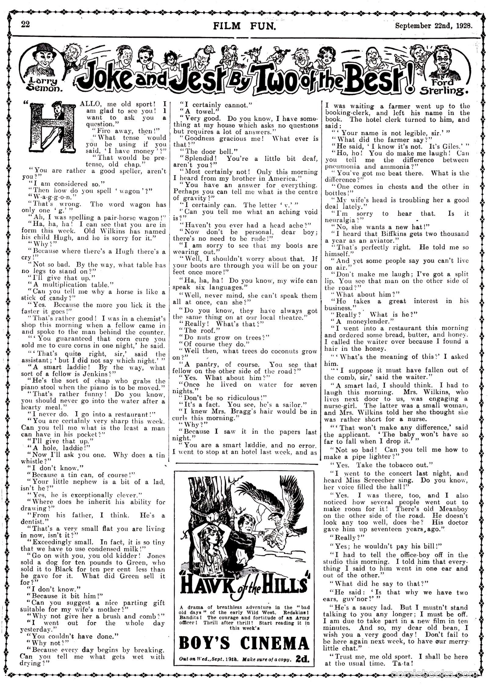 Film Fun #453 — page 21 of 23