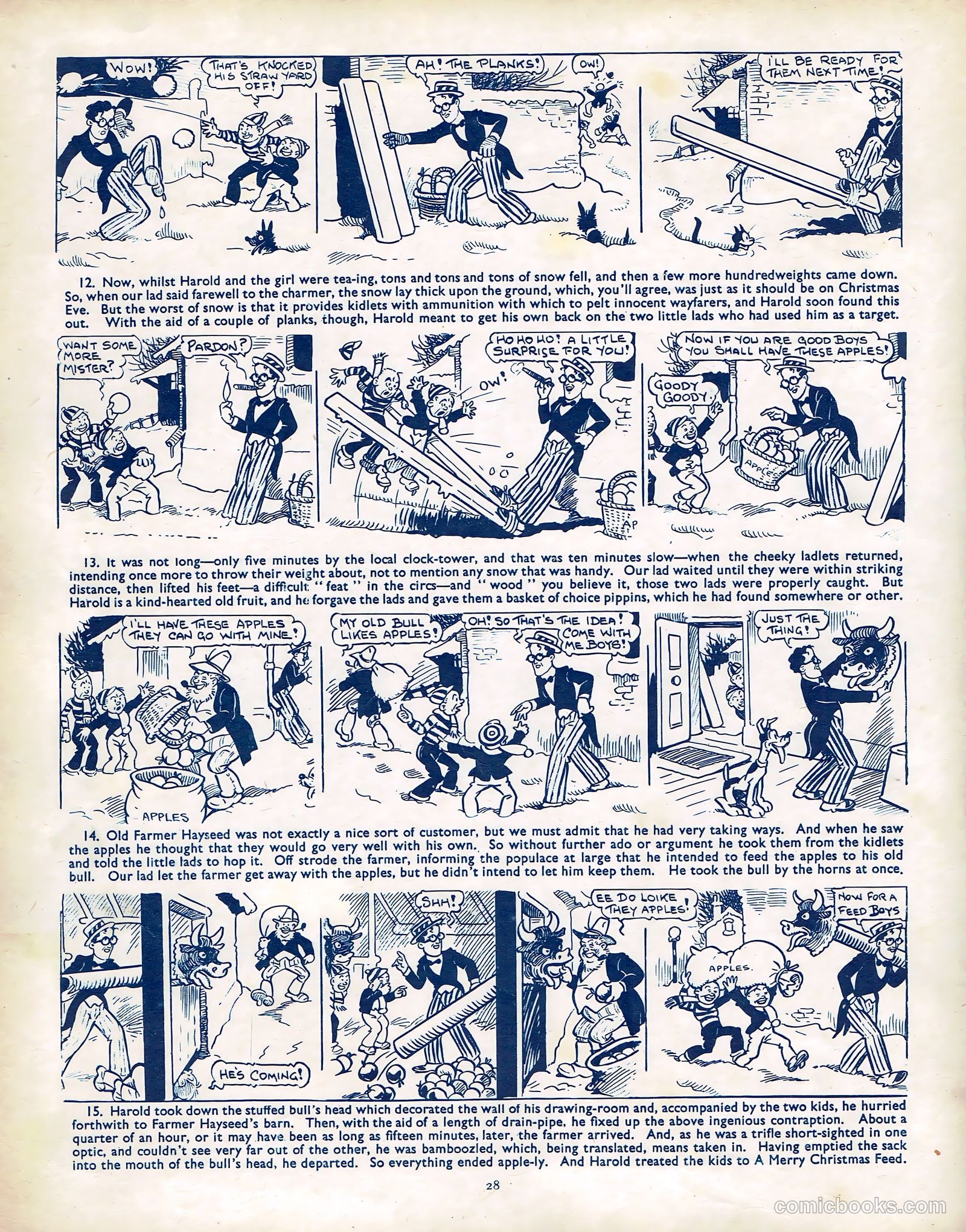 Film Fun Annual #1939 — page 14 of 64