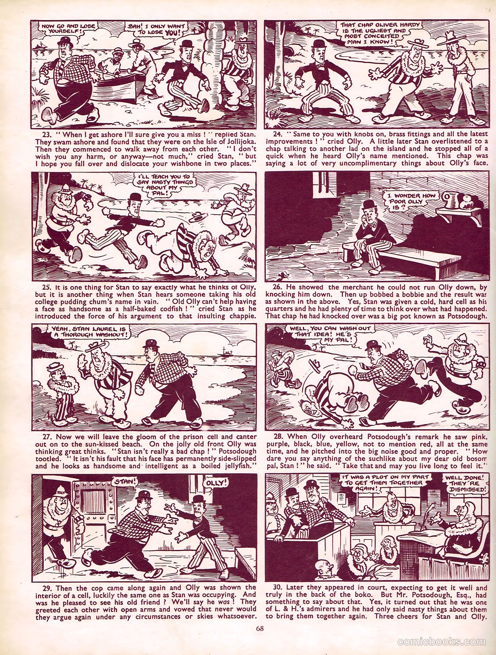 Film Fun Annual #1939 — page 30 of 64
