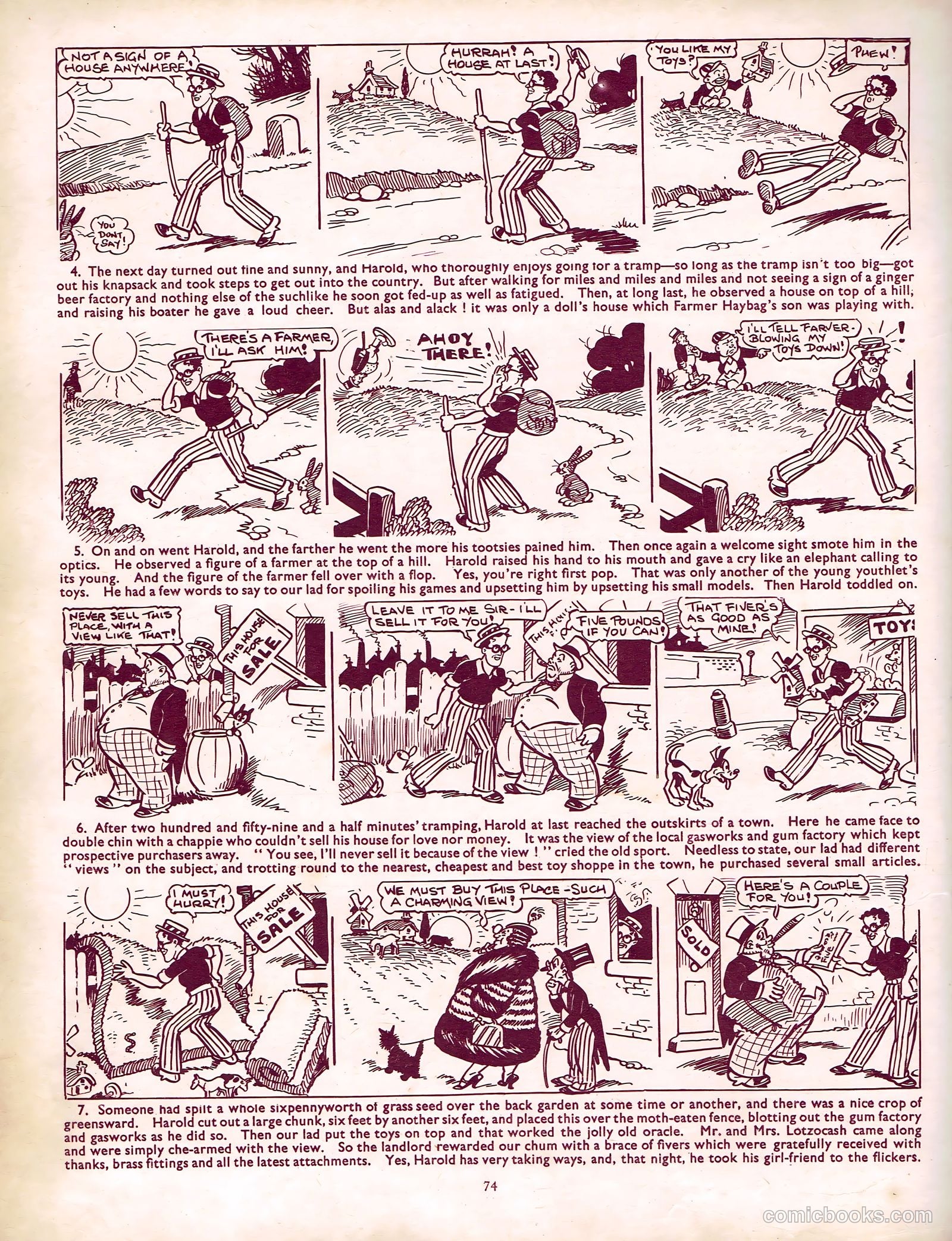 Film Fun Annual #1939 — page 32 of 64