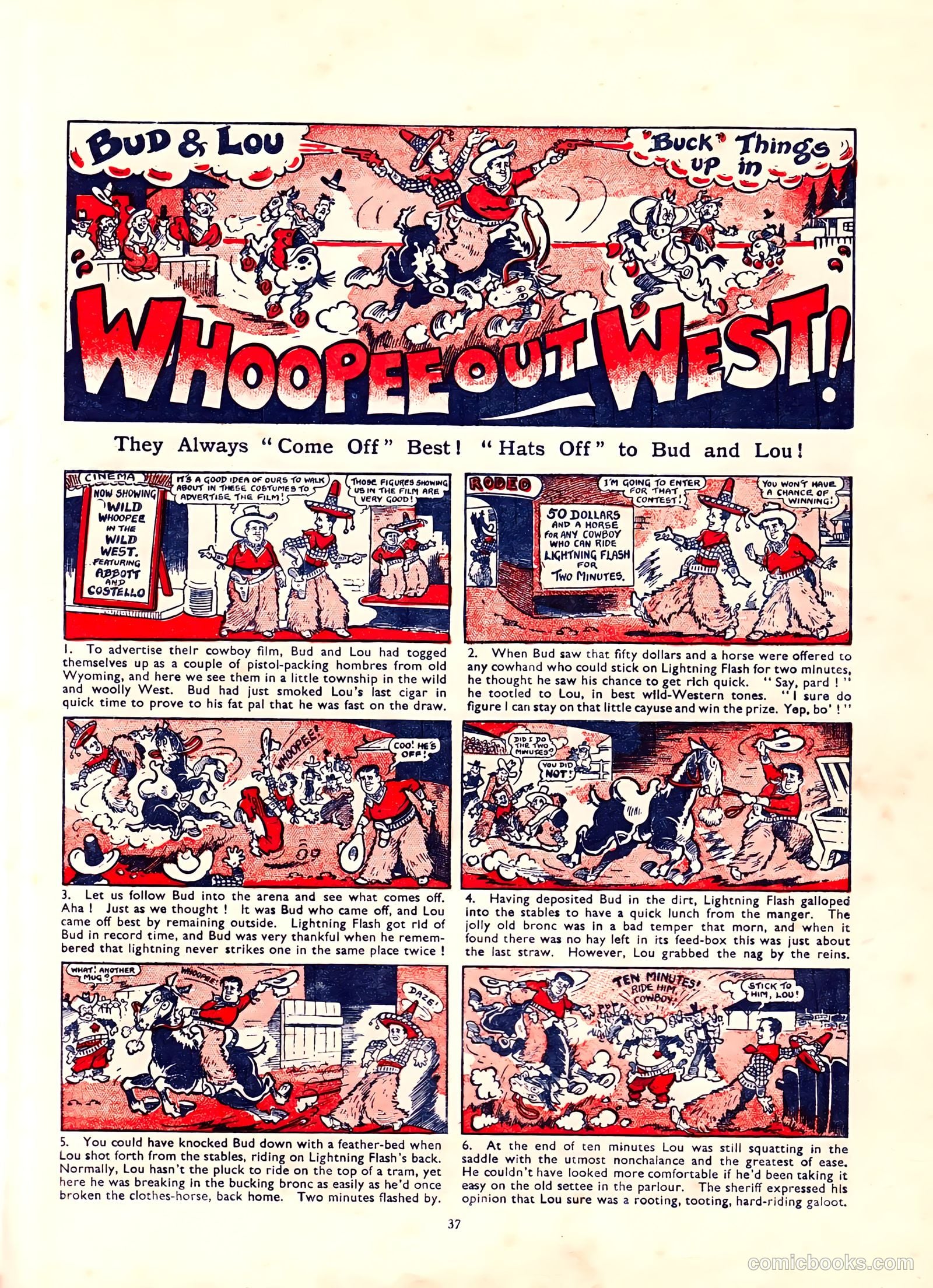 Film Fun Annual #1950 — page 40 of 99