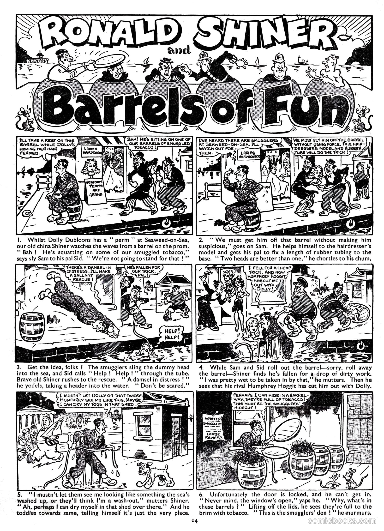 Film Fun Annual #1958 — page 18 of 150